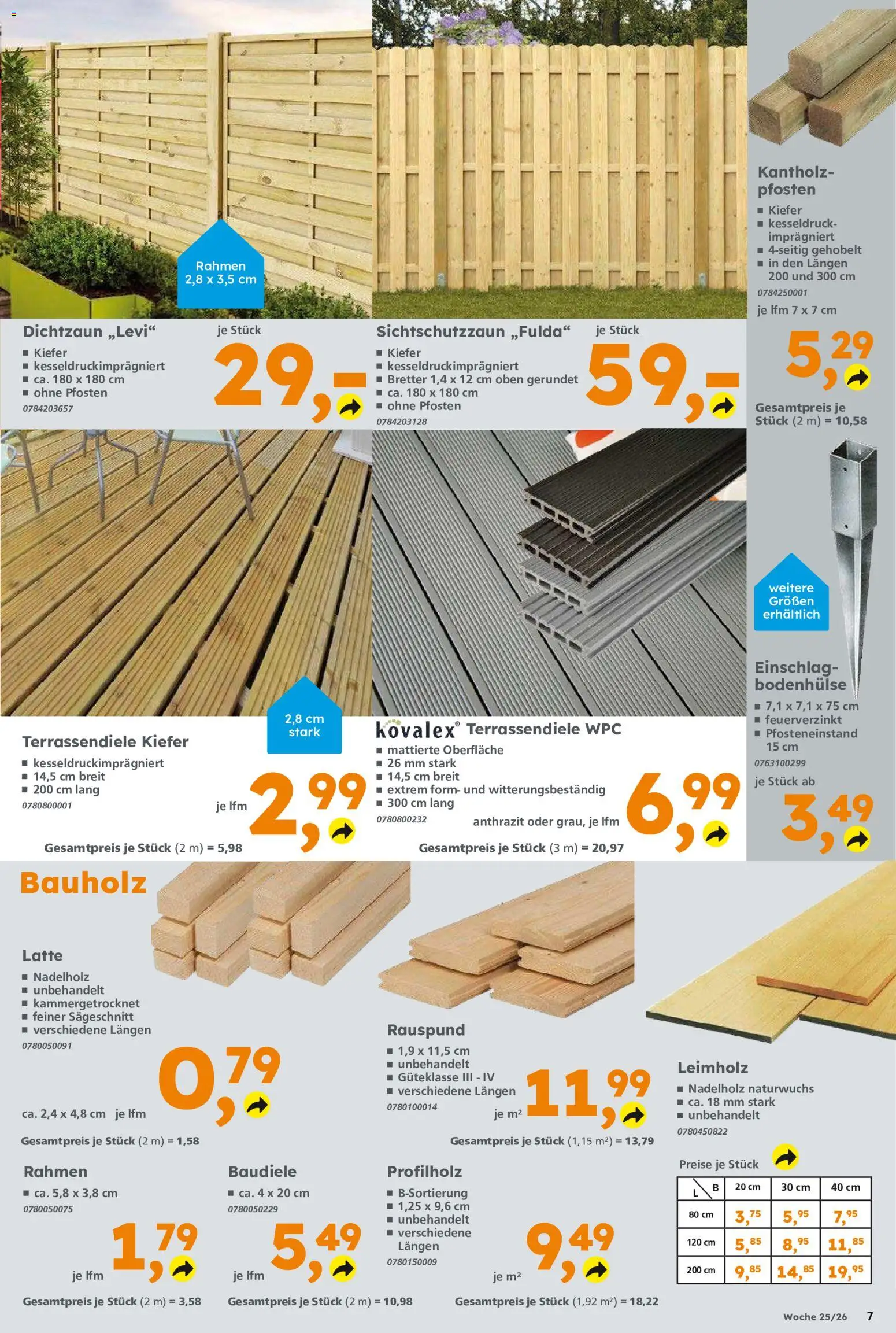 Globus Baumarkt Prospekt Zweibrücken – gültig ab 14.06.2026 | Seite: 7