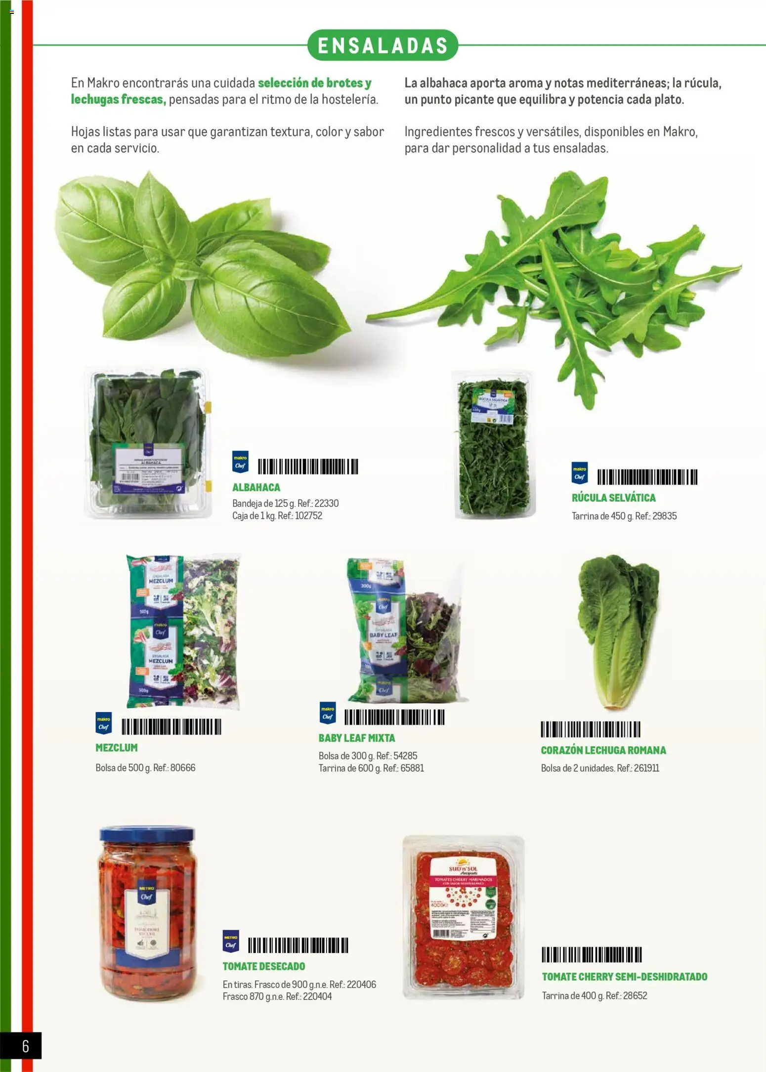 Makro Restaurantes italianos Norte │ válido desde el 27.03.2026 | Página: 6 | Productos: Κρεμάστρα, Bolsa, Bandeja, Caja