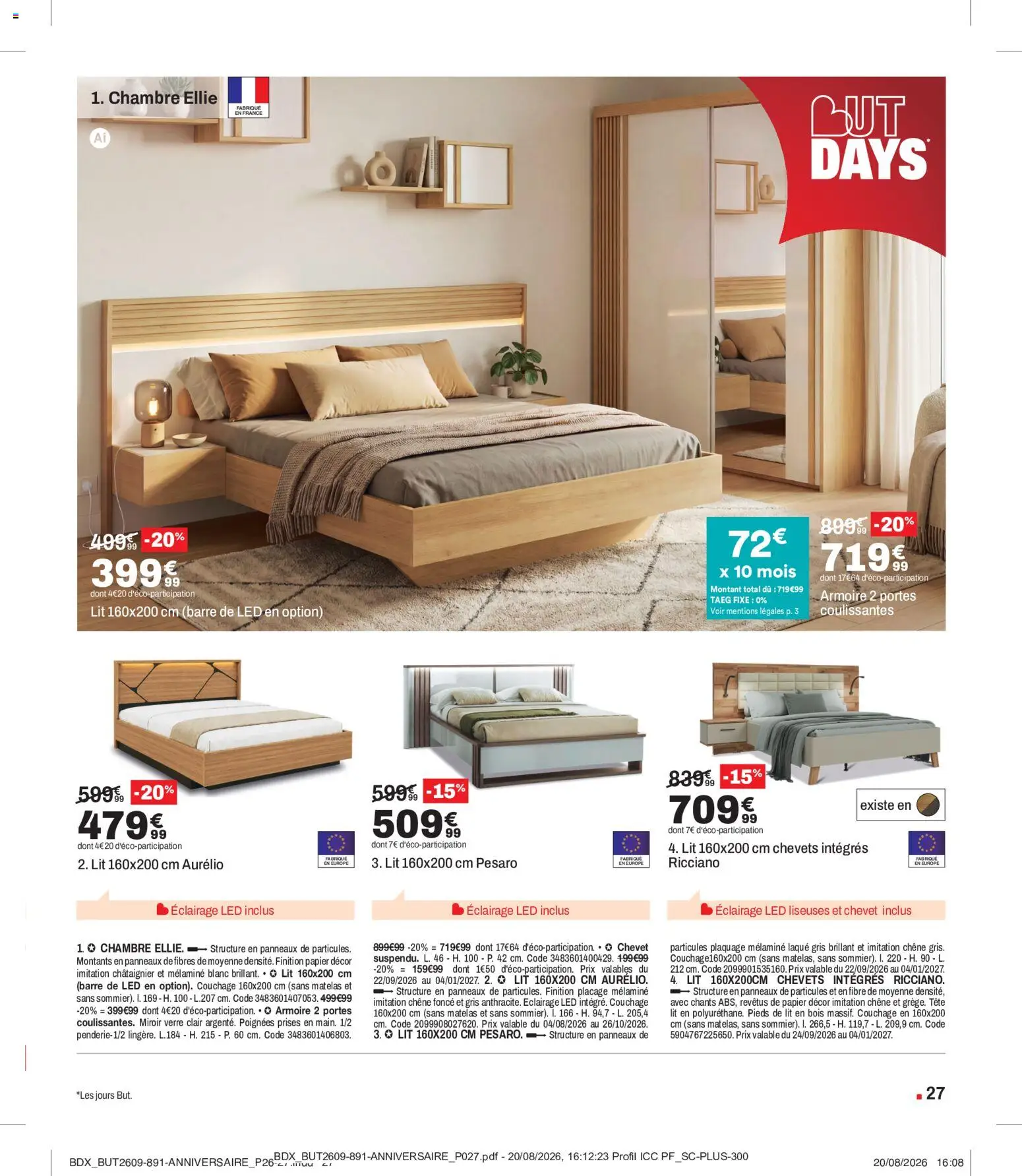 {H1} | Page: 27 | Produits: Poignées, Matelas, Éclairage, Laque