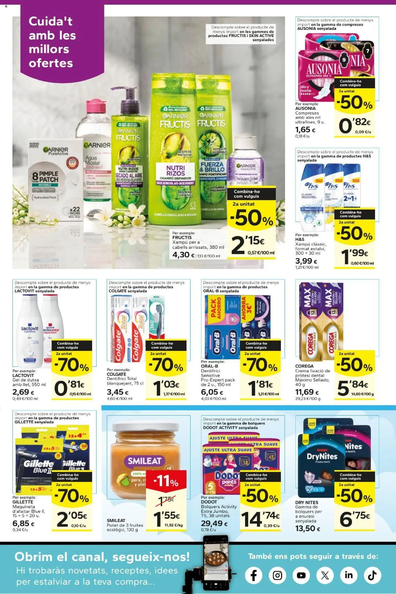 Caprabo folleto │ válido desde el 29/10/2026 | Página: 23 | Productos: Proteína, Champú, Aceite, Crema