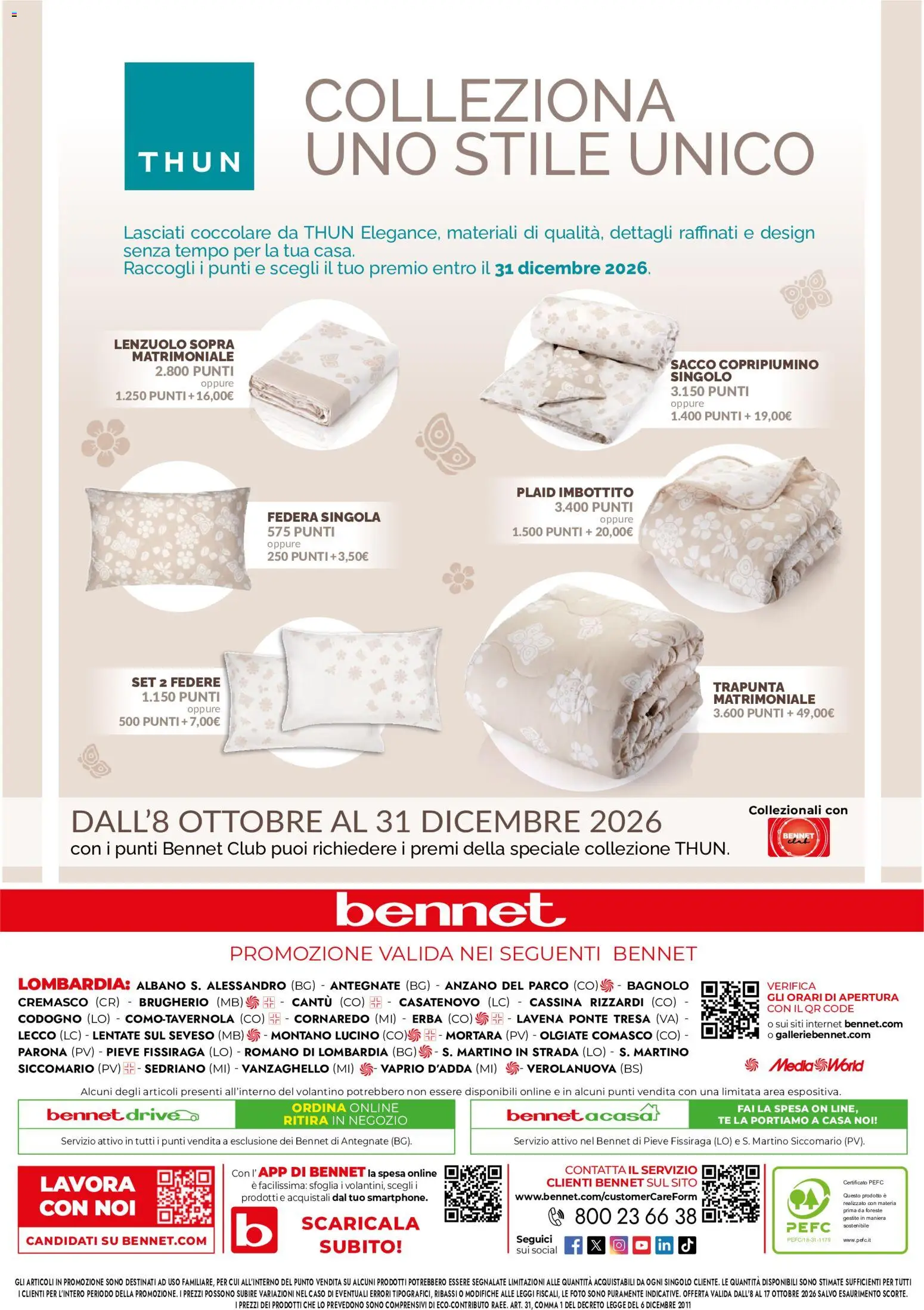Volantino bennet del 08/10/2026 | Pagina: 40