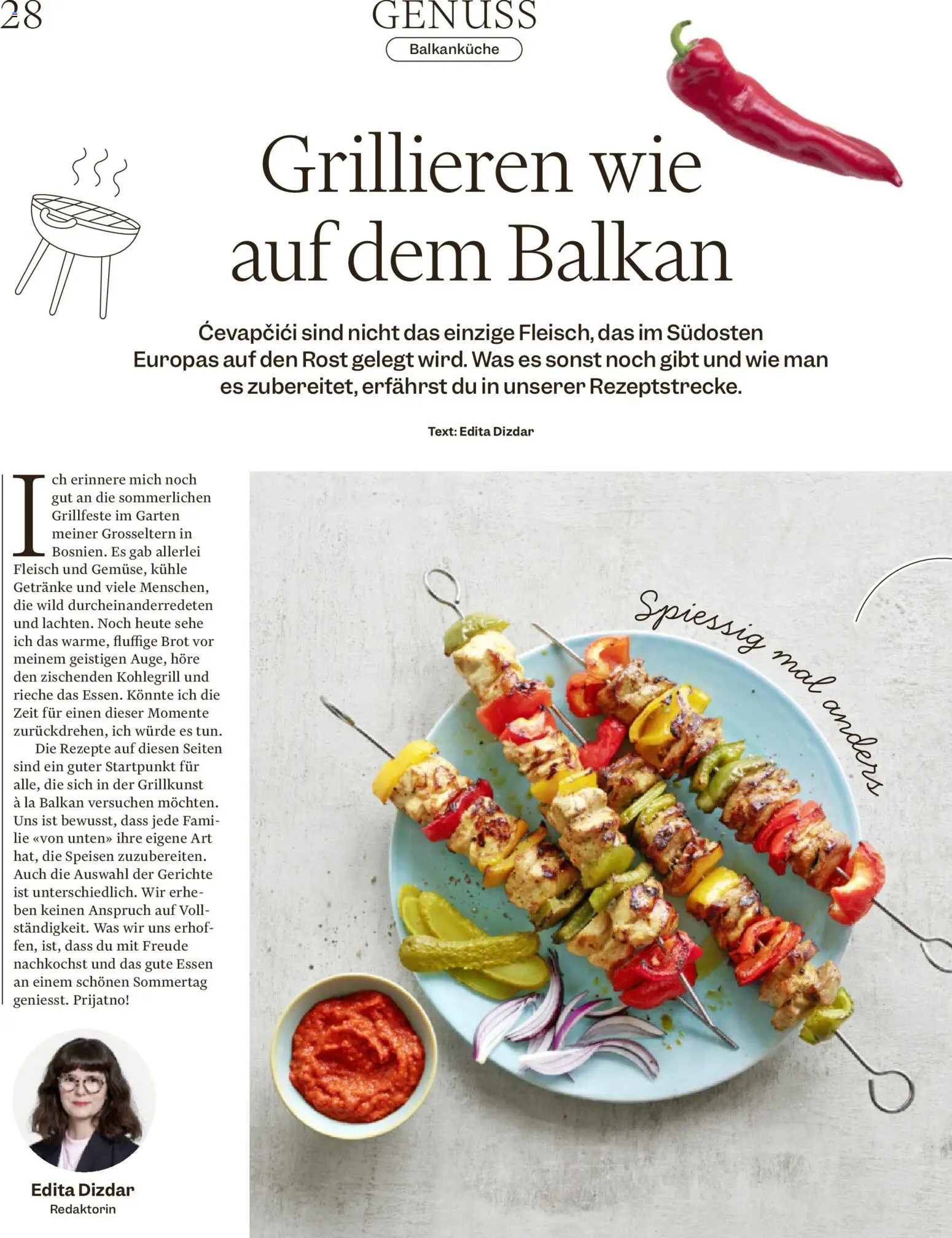 Migros aktionen Magazin – gültig ab 10.06.2026 | Seite: 28 | Produkte: Cevapcici, Brot