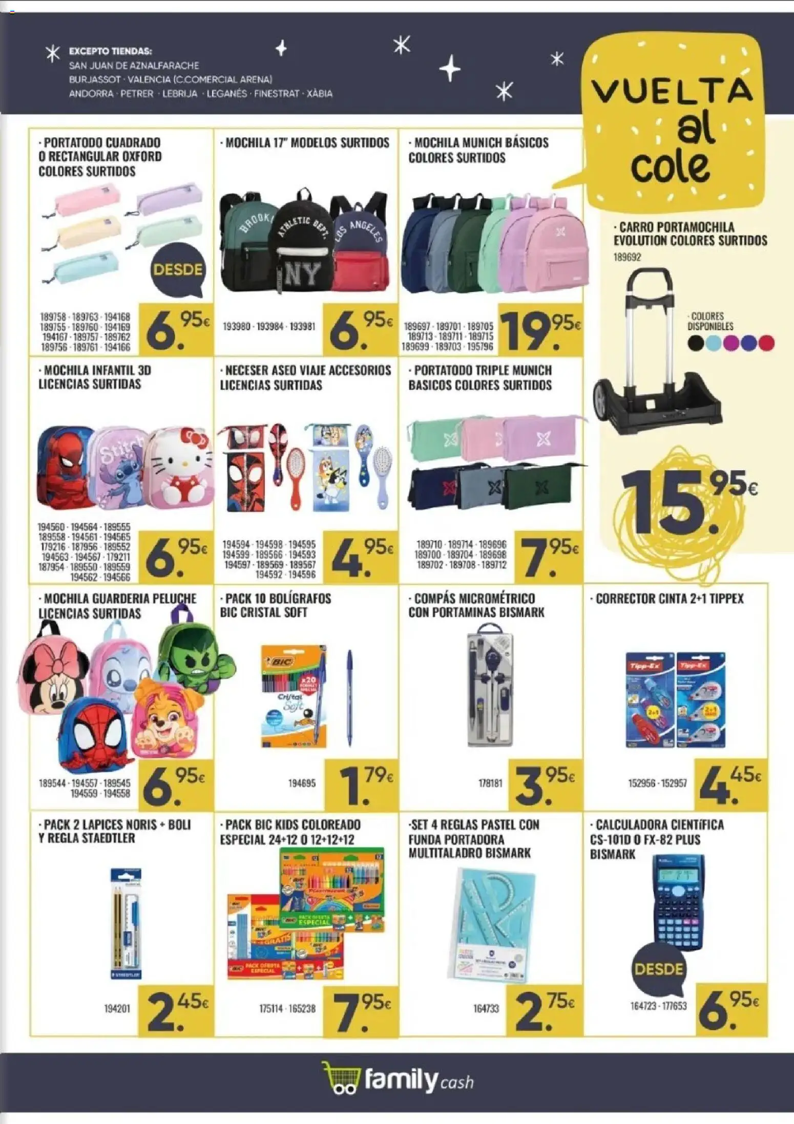 Family Cash folleto │ válido desde el 07/09/2026 | Página: 17 | Productos: Mochila, Funda, Calculadora, Neceser