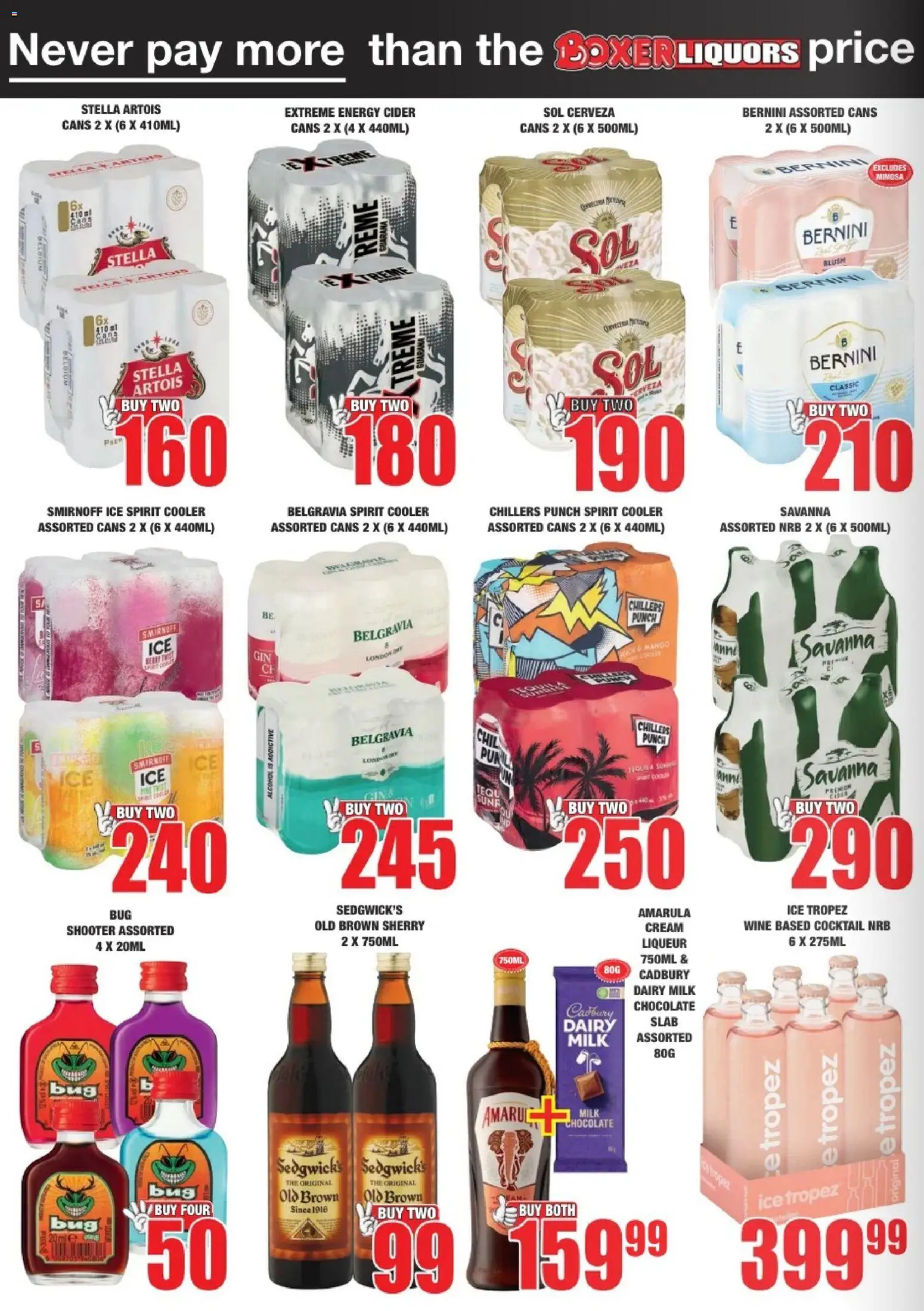 New Boxer catalogue – valid from 04/09/2026 | Page: 2 | Products: Cooler, Chocolate, Blush, Mango