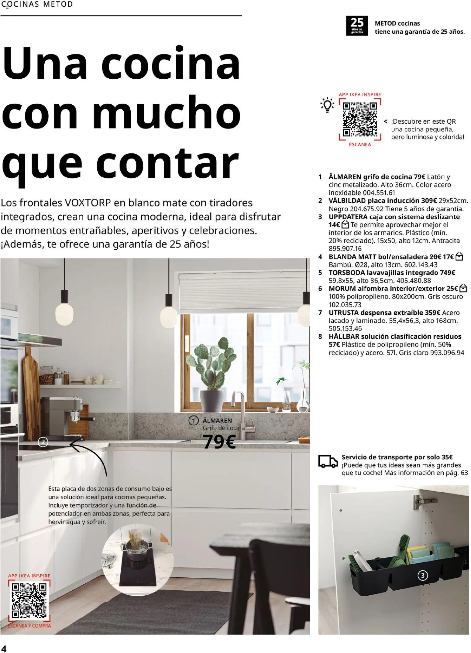 Catálogo IKEA Cocinas │ válido desde el 01.02.2026 | Página: 4 | Productos: Té, Cocina, Lavavajillas, Alfombra