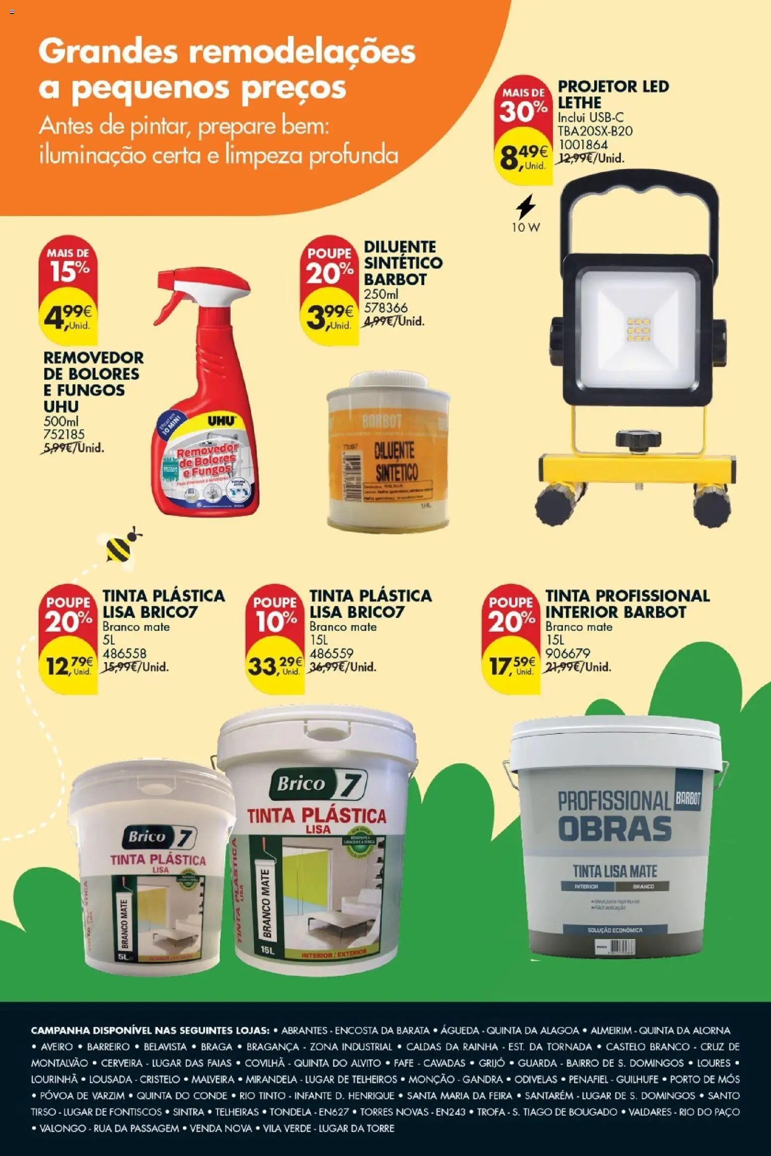 Pingo Doce Bazar Ar Livre │ válido de 05.05.2026 | Página: 43 | Produtos: Tinta, Projetor