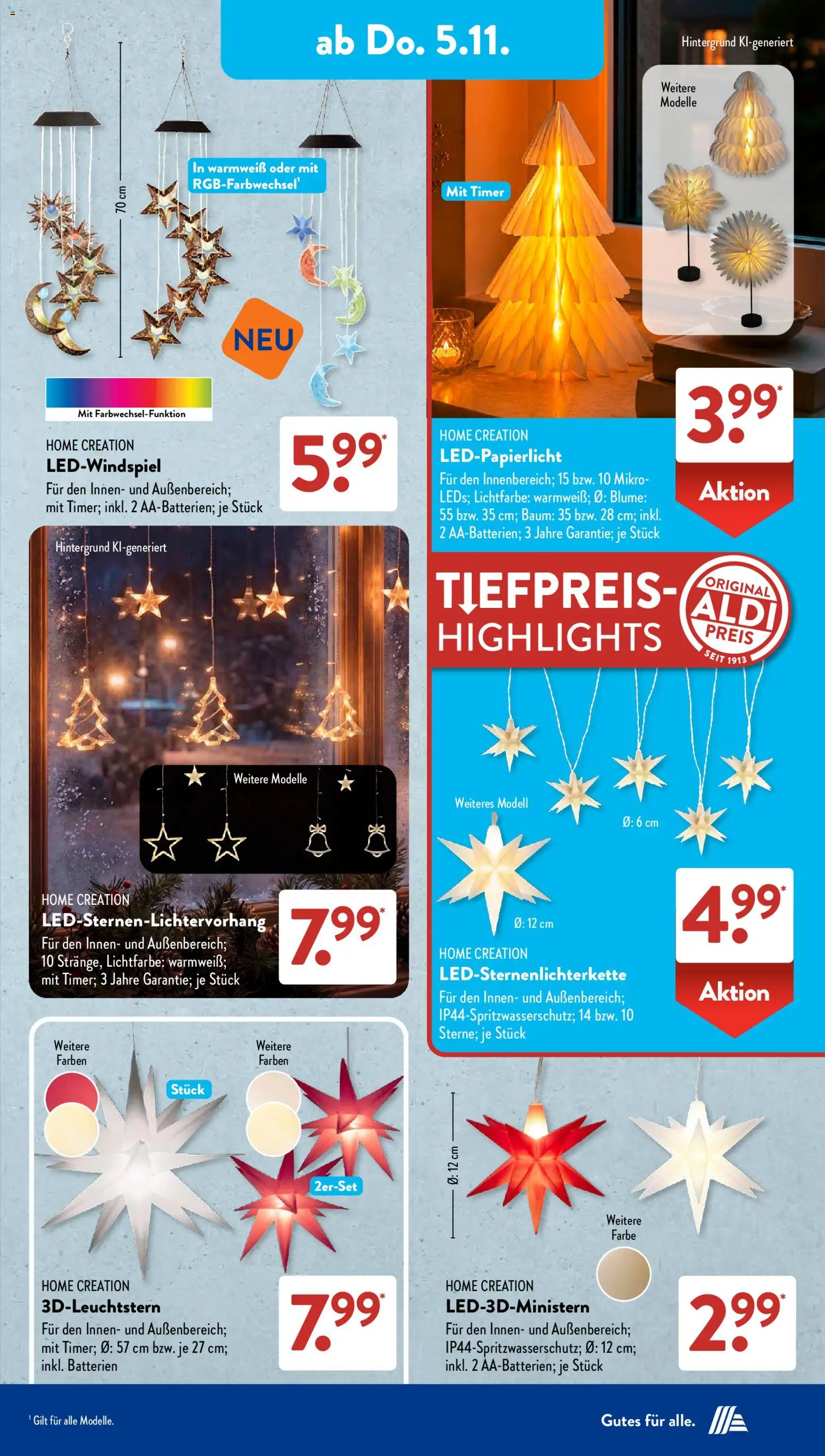 Aldi Süd Prospekt – gültig ab 02.11.2026 | Seite: 7 | Produkte: Batterien, Home creation