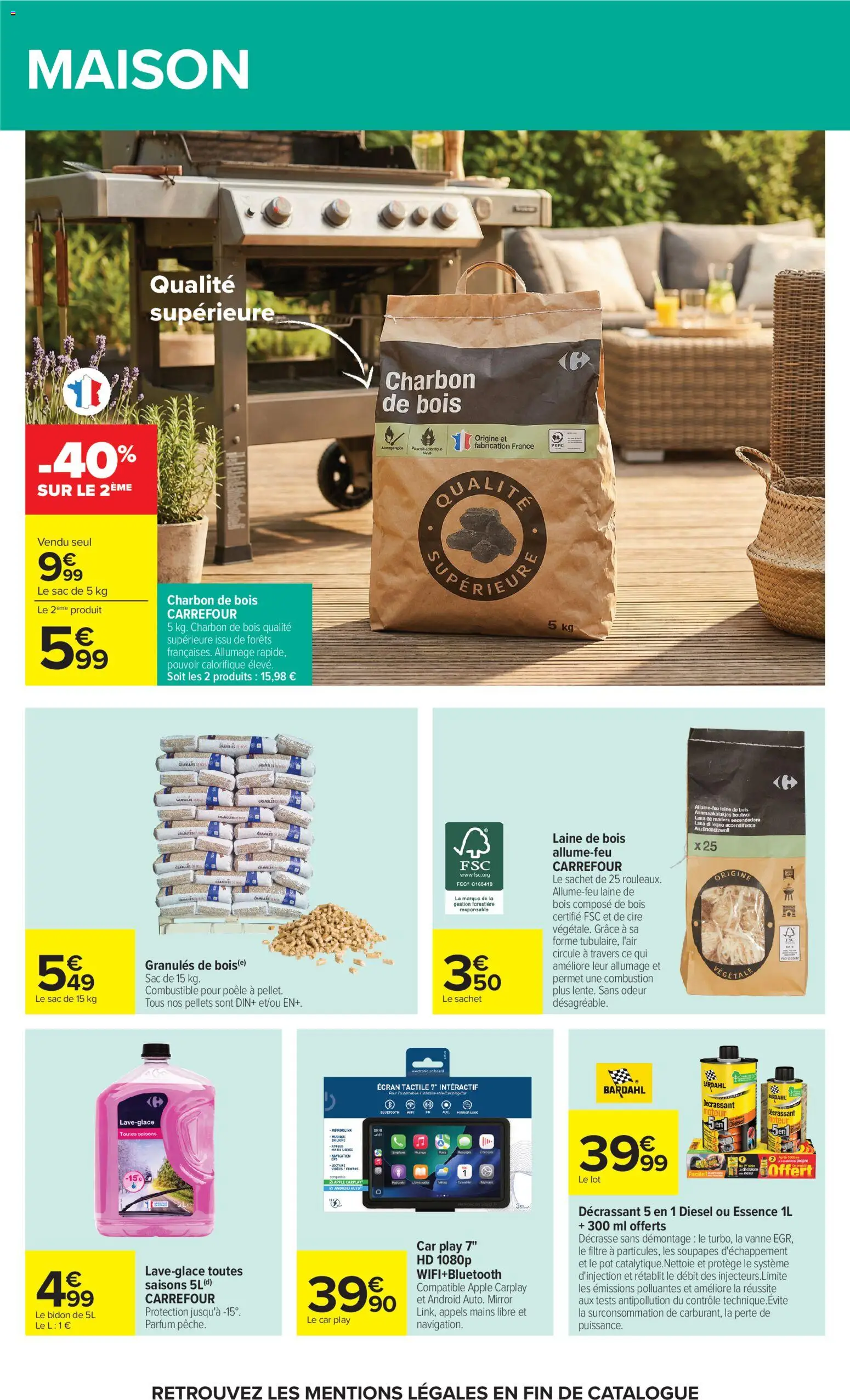 {H1} | Page: 61 | Produits: Filtre, Charbon De Bois, Sac, Granules de bois