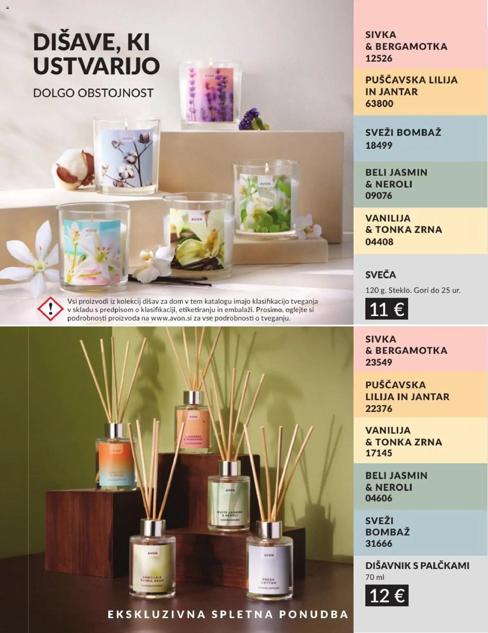 Novi Avon katalog ponudbe – veljaven od 30.06.2026 | Stran: 196 | Izdelki: Sveča