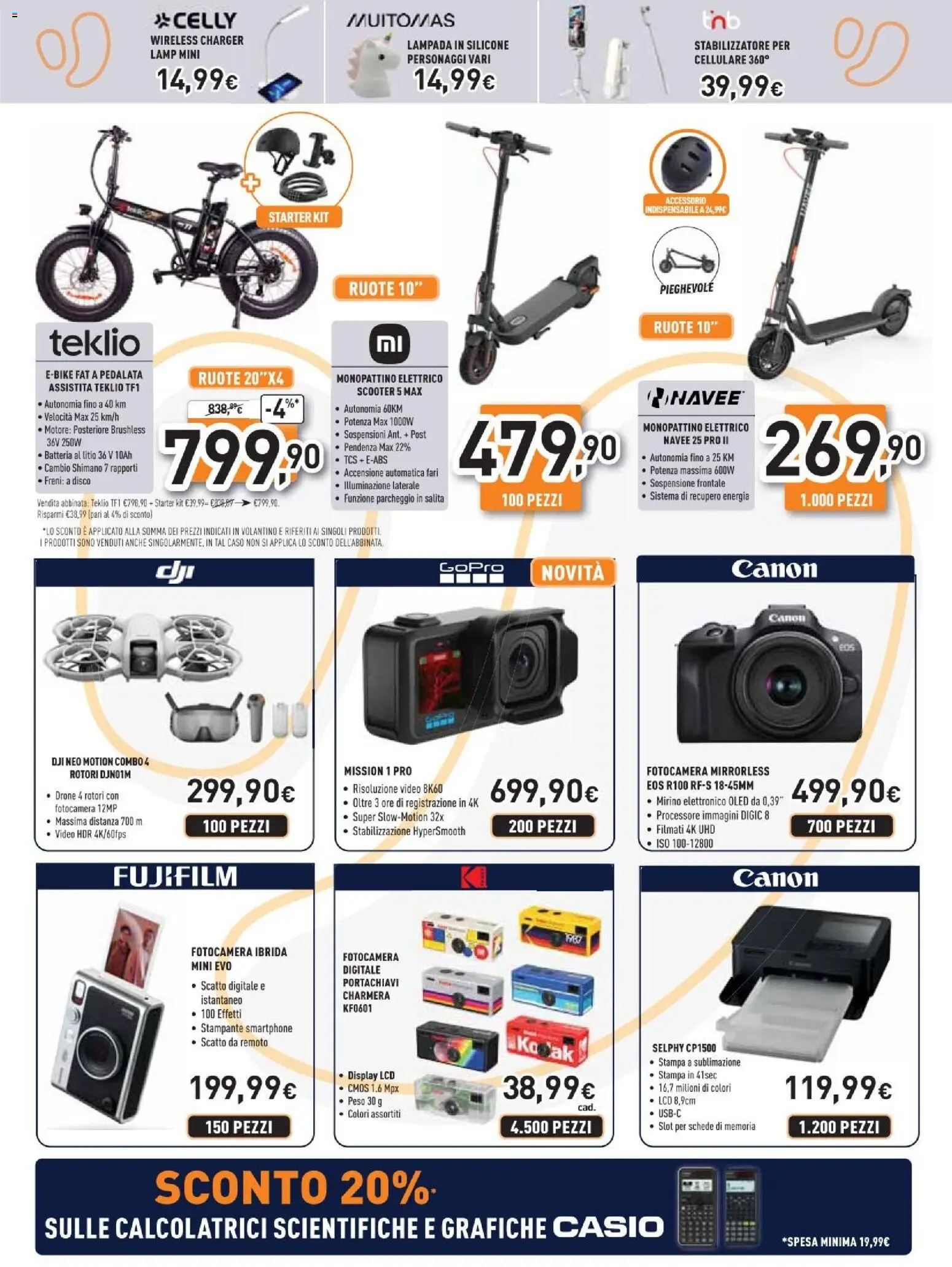 Volantino Unieuro del 11.06.2026 | Pagina: 24 | Prodotti: Video, Fotocamera, Disco, Lampada