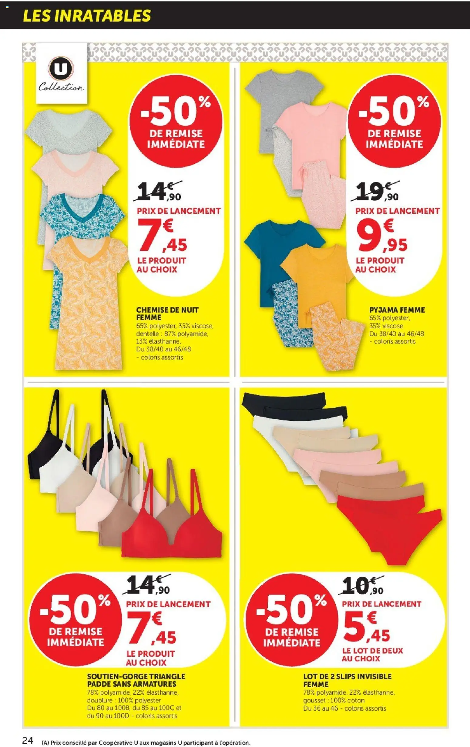 {H1} | Page: 24 | Produits: Pyjama femme, Chemise, Slips, Pyjama