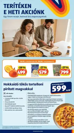 Hokkaido tök, Hokkaido tök - amely érvényes a következő dátumtól: 2026.10.01. | Oldal: 33 | Termékek: Milsani, Happy Harvest, Diófélék, Hokkaido tök