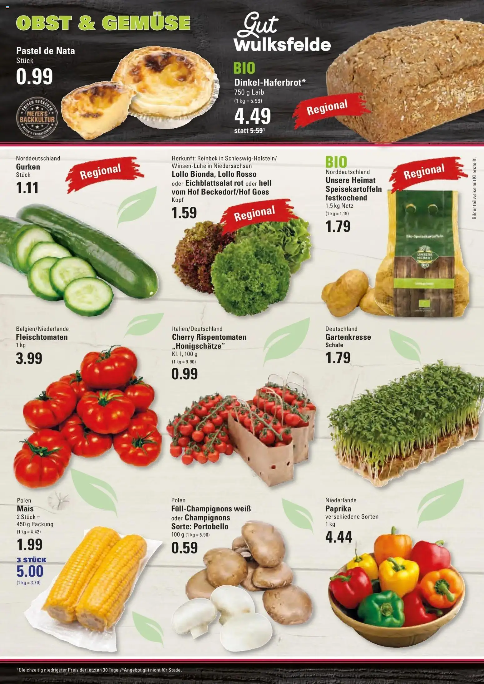 Edeka prospekt Stade	 – gültig ab 10.05.2026 | Seite: 2 | Produkte: Gemüse, Paprika, Obst, Gurken