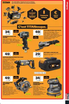 Brico Dépôt - Prévisualisation de Brico Dépôt catalogue valide à partir de 22.05.2026 | Page: 3 | Produits: Sac, Adaptateur, Clé, Ponceuse