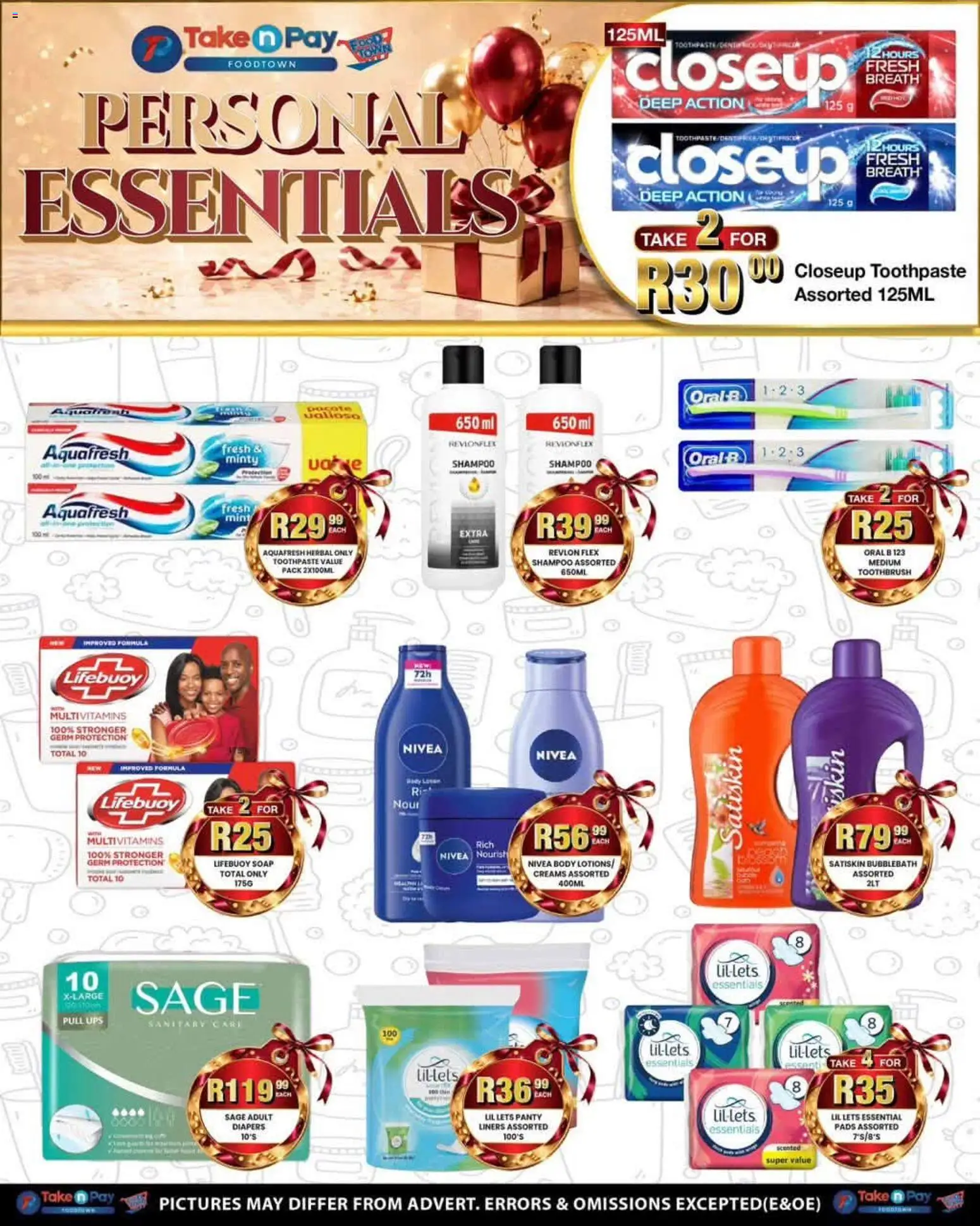 New Take n Pay catalogue – valid from 24/08/2026 | Page: 27 | Products: Diapers, Shampoo, Soap, Toothbrush