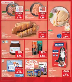 Purland, Minutni, odrezak, Purland Minutni odrezak 400g - Pregled kataloga iz trgovine Kaufland, vrijedi od 26.08.2026 | Stranica: 6 | Proizvodi: Energetsko piće, Kruh, Namaz od lješnjaka, Namaz
