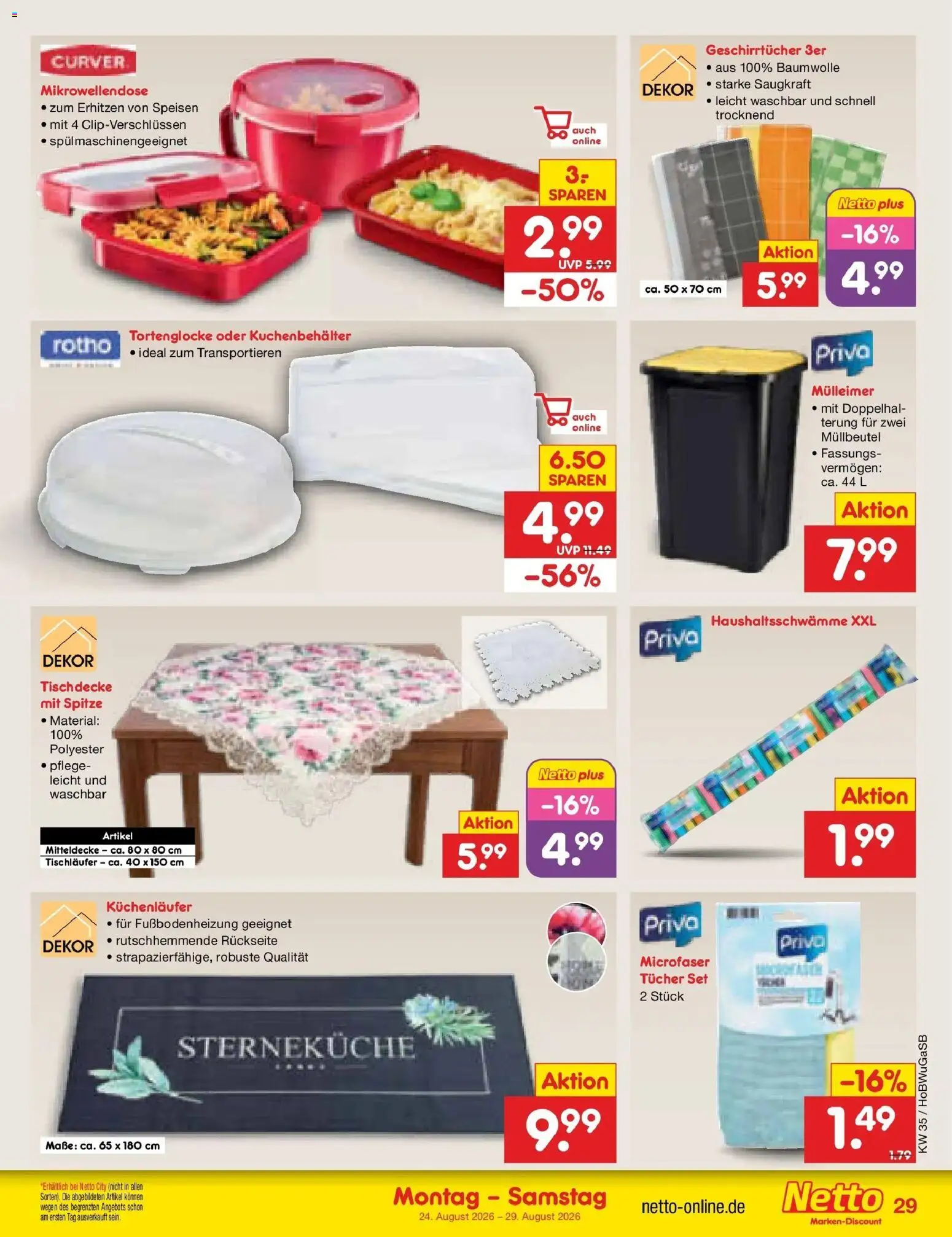 Netto Marken-Discount Prospekt Hannover (ab 24.08.2026) » Angebote | Seite: 41