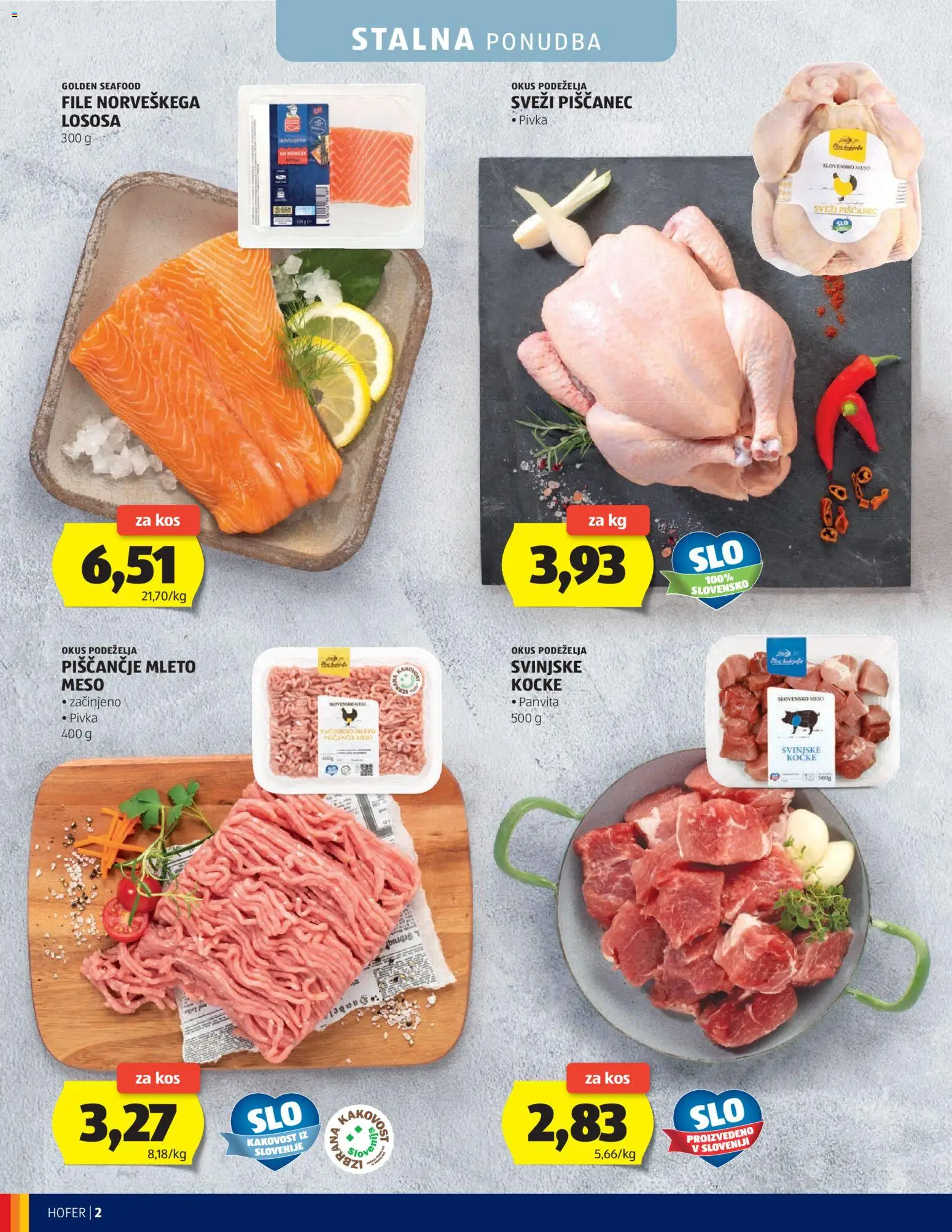 Hofer SI katalog | vrijedi od 30.09.2026 | Stranica: 2 | Proizvodi: File, Meso