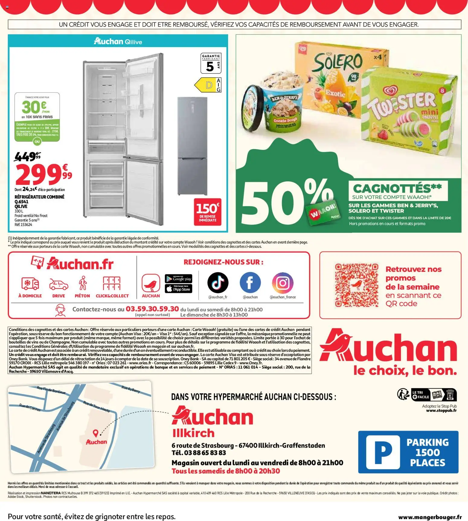 {H1} | Page: 20 | Produits: Réfrigérateur, Store