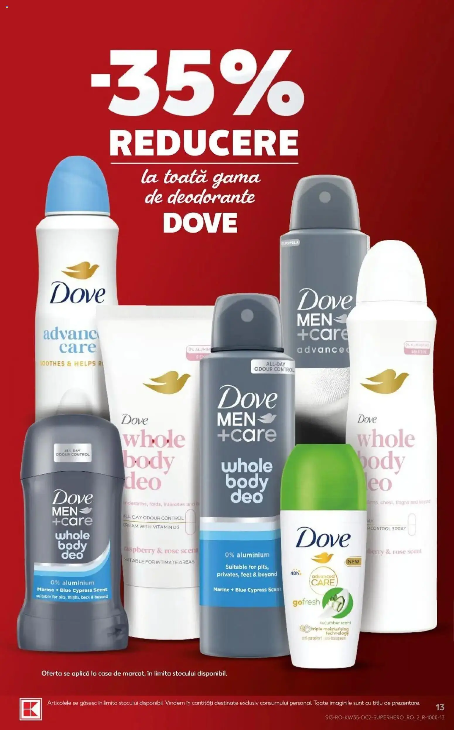 Kaufland Constanța 26.08.2026 - Revista si Oferta | Pagină: 13 | Produse: Aplică, Body, Antiperspirant