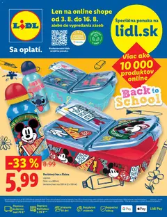 Lidl leták platný od 03.08.2026