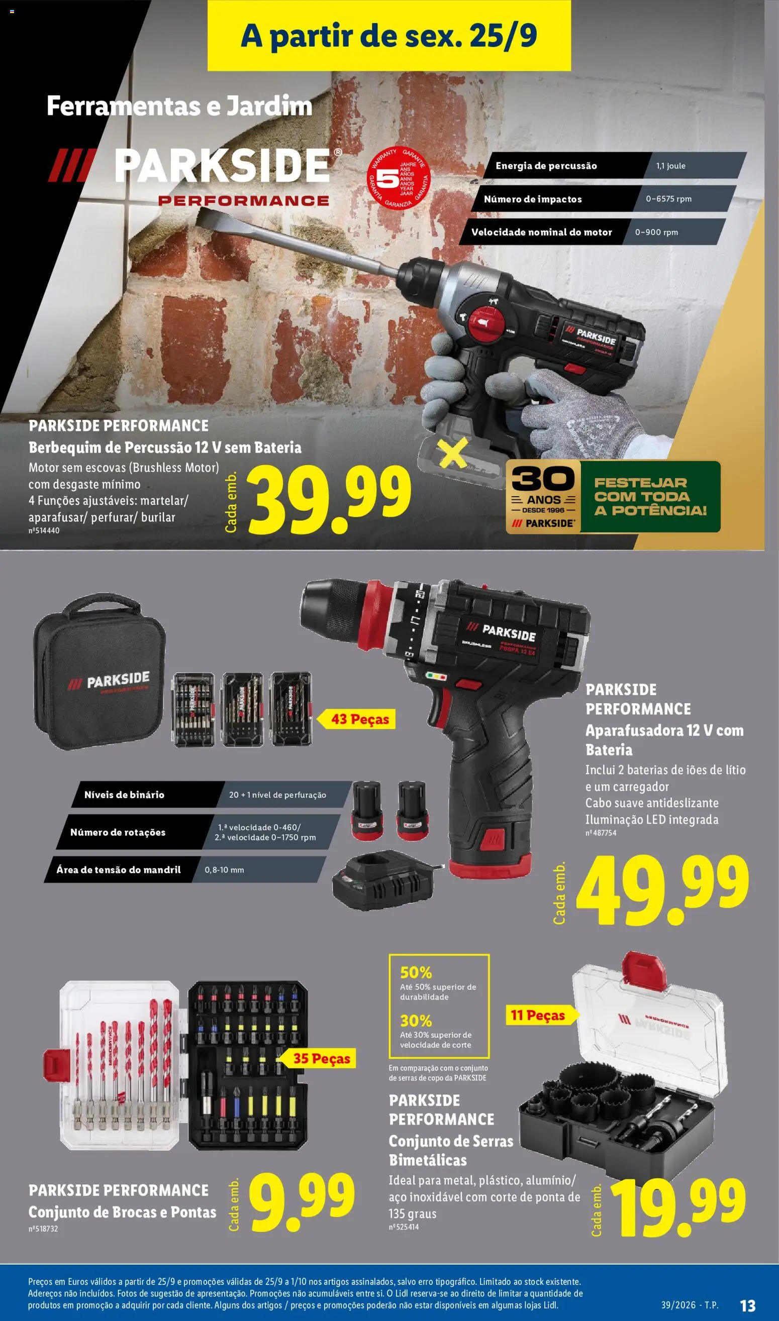Lidl Promoções Fim de Semana │ válido de 25/09/2026 | Página: 13
