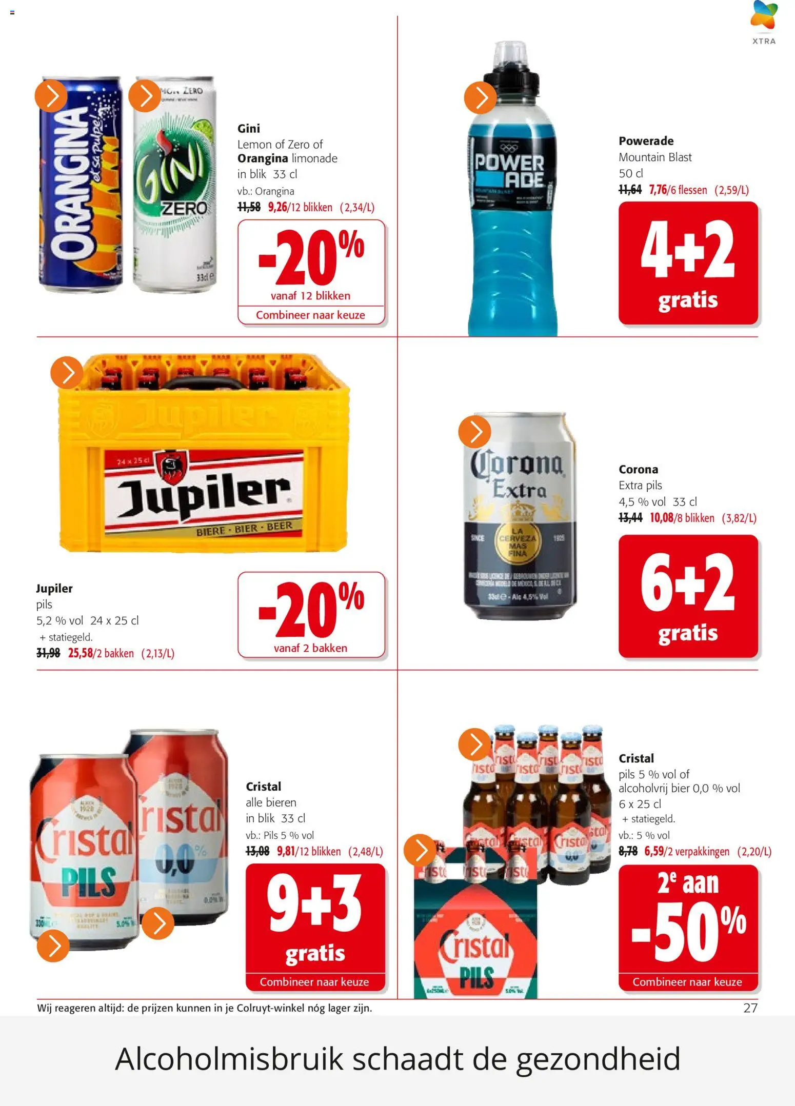 {H1} | Pagina: 27 | Producten: Bier, Limonade, Alcoholvrij bier