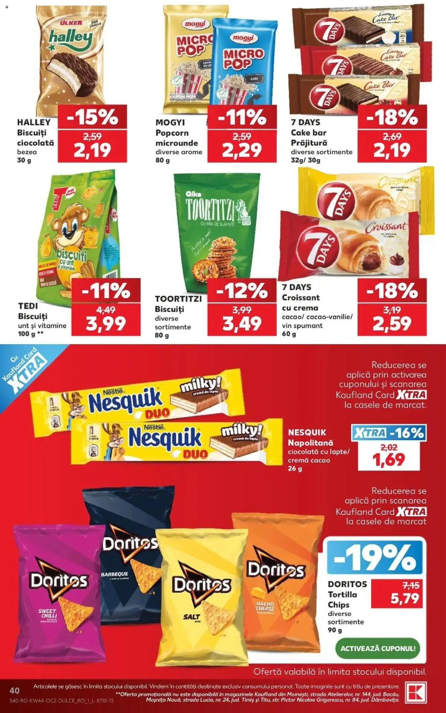 Kaufland Otopeni 28.10.2026 - Revista si Oferta | Pagină: 40 | Produse: Chilli, Croissant, Vin spumant, Lapte