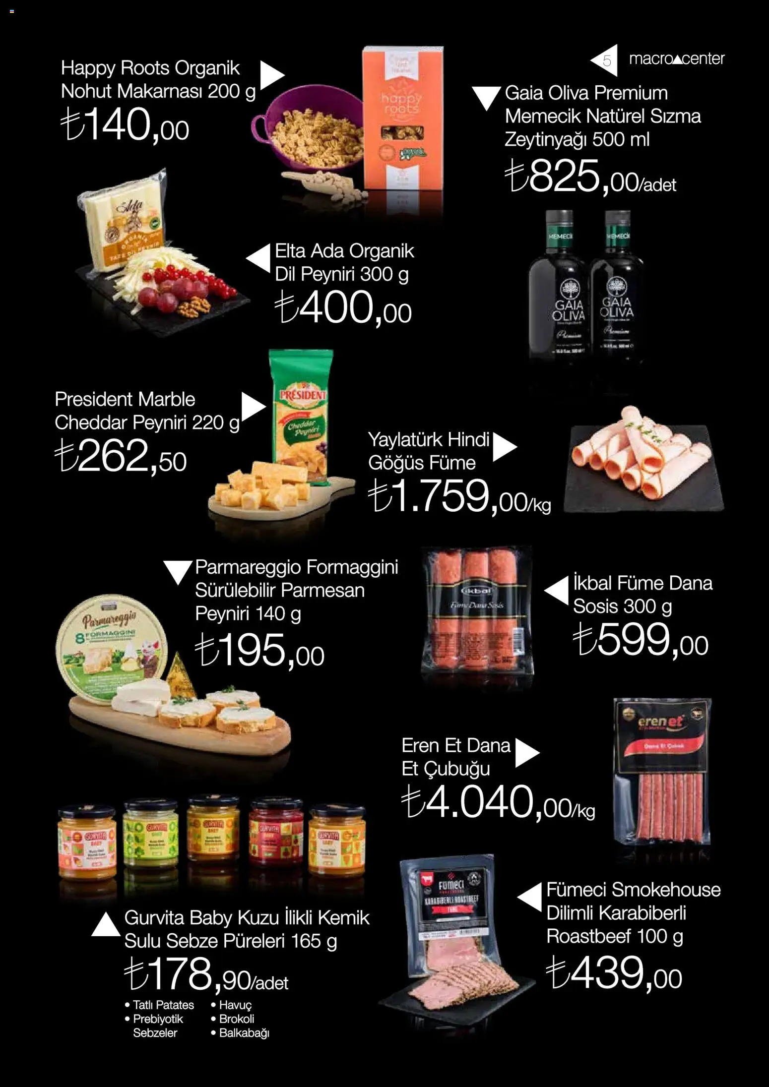 Migros Katalog - MacroStyle - 01.04.2026 tarihinden itibaren geçerlidir | Sayfa: 5 | Ürünler: Patates, Sebze, Sosis, Balkabağı