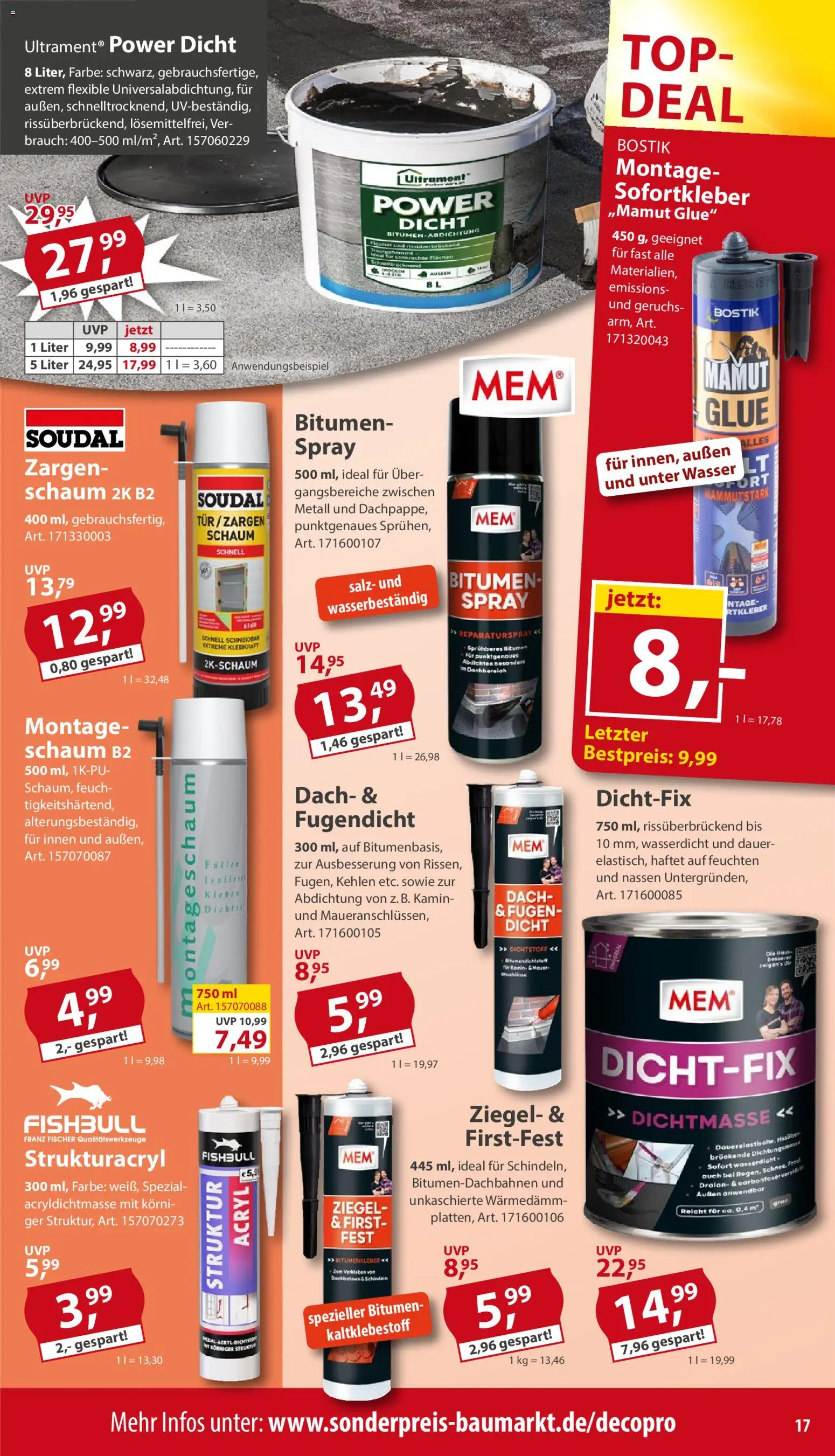 Sonderpreis Baumarkt Prospekt – gültig ab 30.05.2026 | Seite: 17