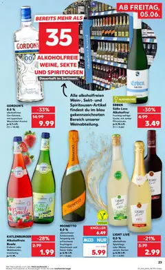 Kaufland DE - DE Folder - Voorbeeld van een folder van Kaufland DE, geldig van 05.06.2026 | Pagina: 23 | Producten: Alcohol