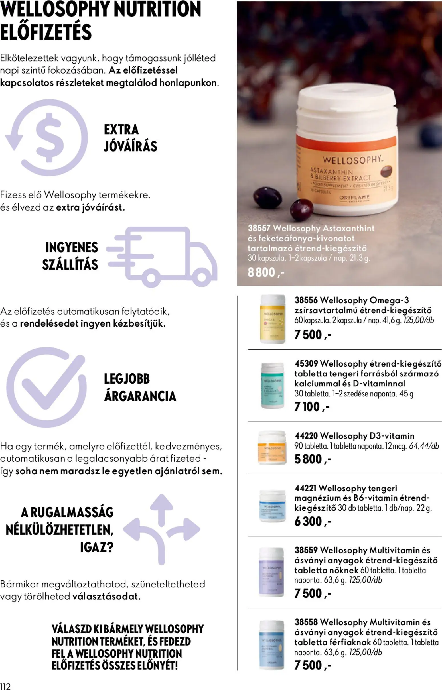 Oriflame akciós ujság - amely érvényes a következő dátumtól: 2026.08.19. | Oldal: 112 | Termékek: Multivitamin