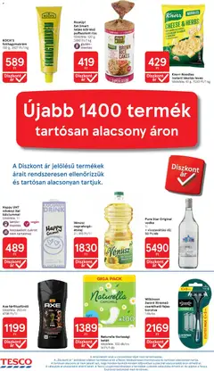 Tesco aktuális akciós újság - amely érvényes a következő dátumtól: 2026.08.18. | Oldal: 16 | Termékek: Puffasztott rizs, Borotva, Leves, Vodka