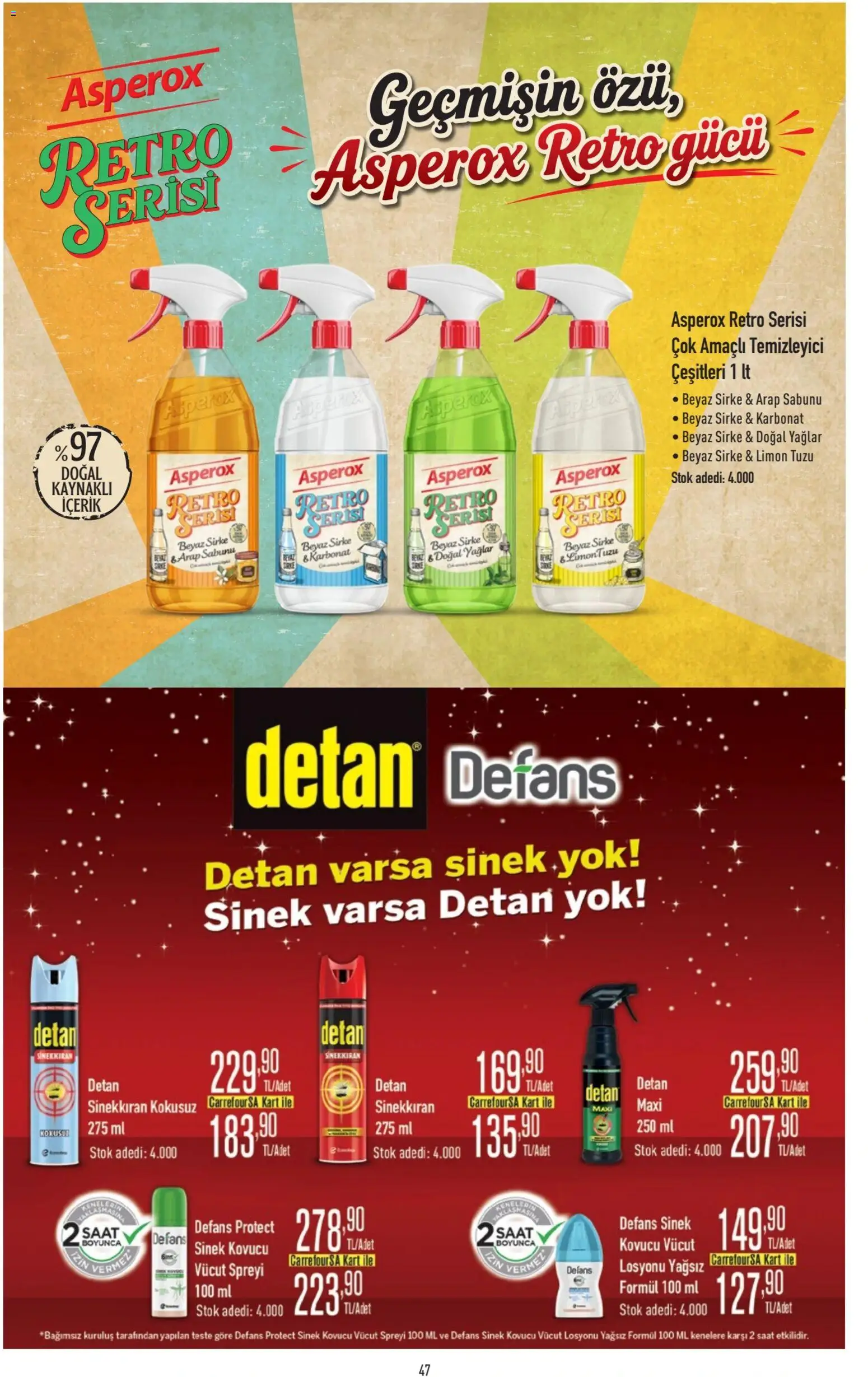 CarrefourSA Katalog - 06 Ağustos 2026 tarihinden itibaren geçerlidir | Sayfa: 47 | Ürünler: Arap sabunu, Sirke, Limon, Saat