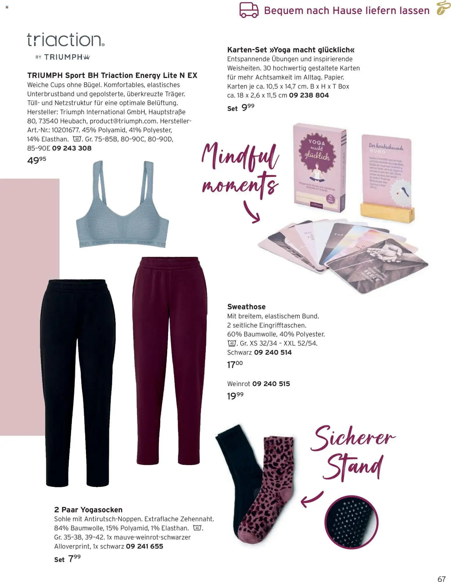 Angebote Tchibo – gültig ab 01.09.2026 | Seite: 67 | Produkte: Sweathose, Energy, Box, BH