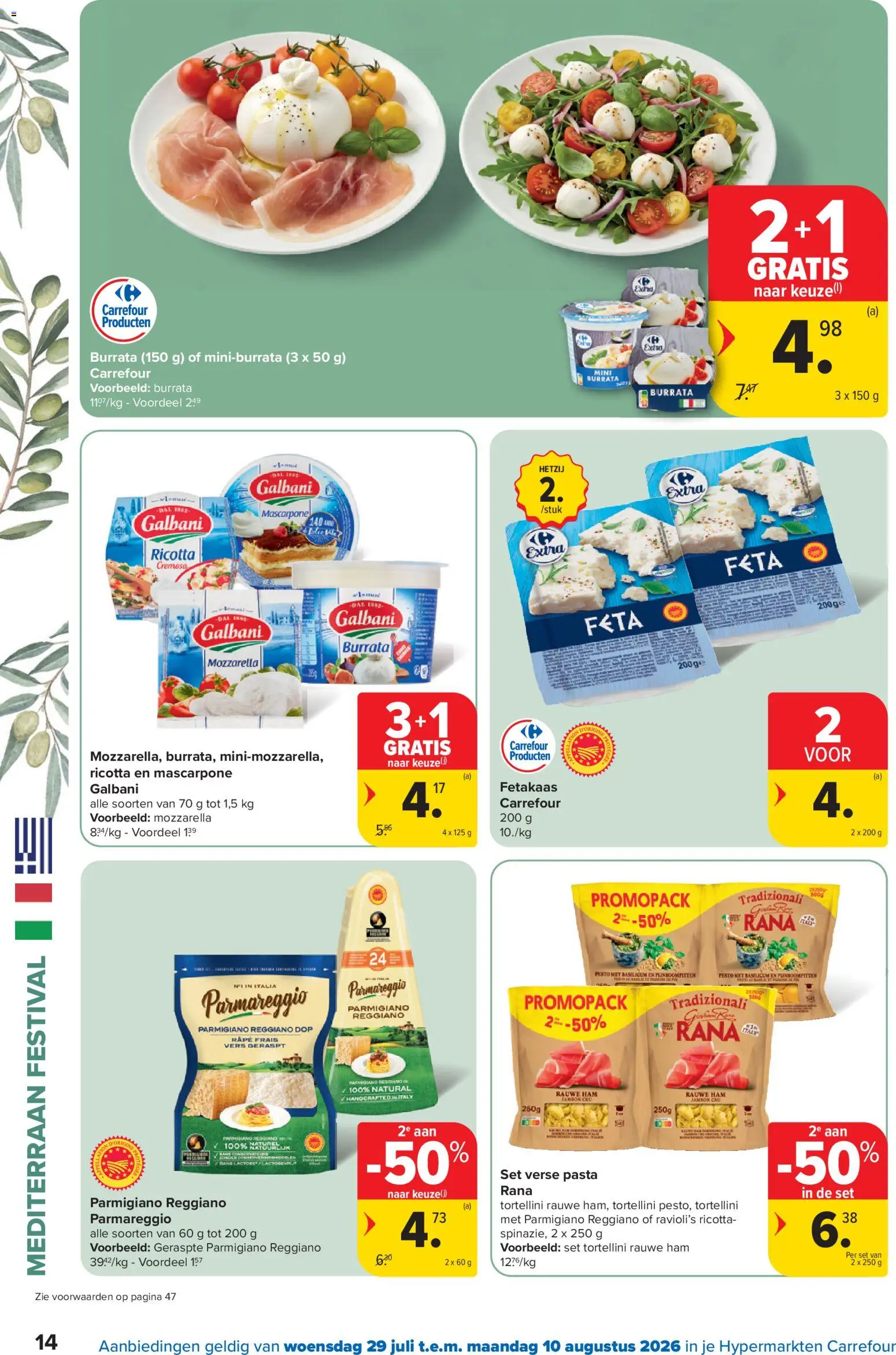 {H1} | Pagina: 14 | Producten: Koktelcseresznye, Mozzarella, Feta, Ricotta