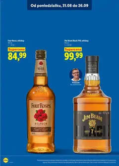 Pogląd oferty "Jim Beam Black 7YO, whiskey, Jim Beam Black 7YO, whiskey 700 ml 1 L = 142,84" - ważna od 31.08.2026 | Strona: 14