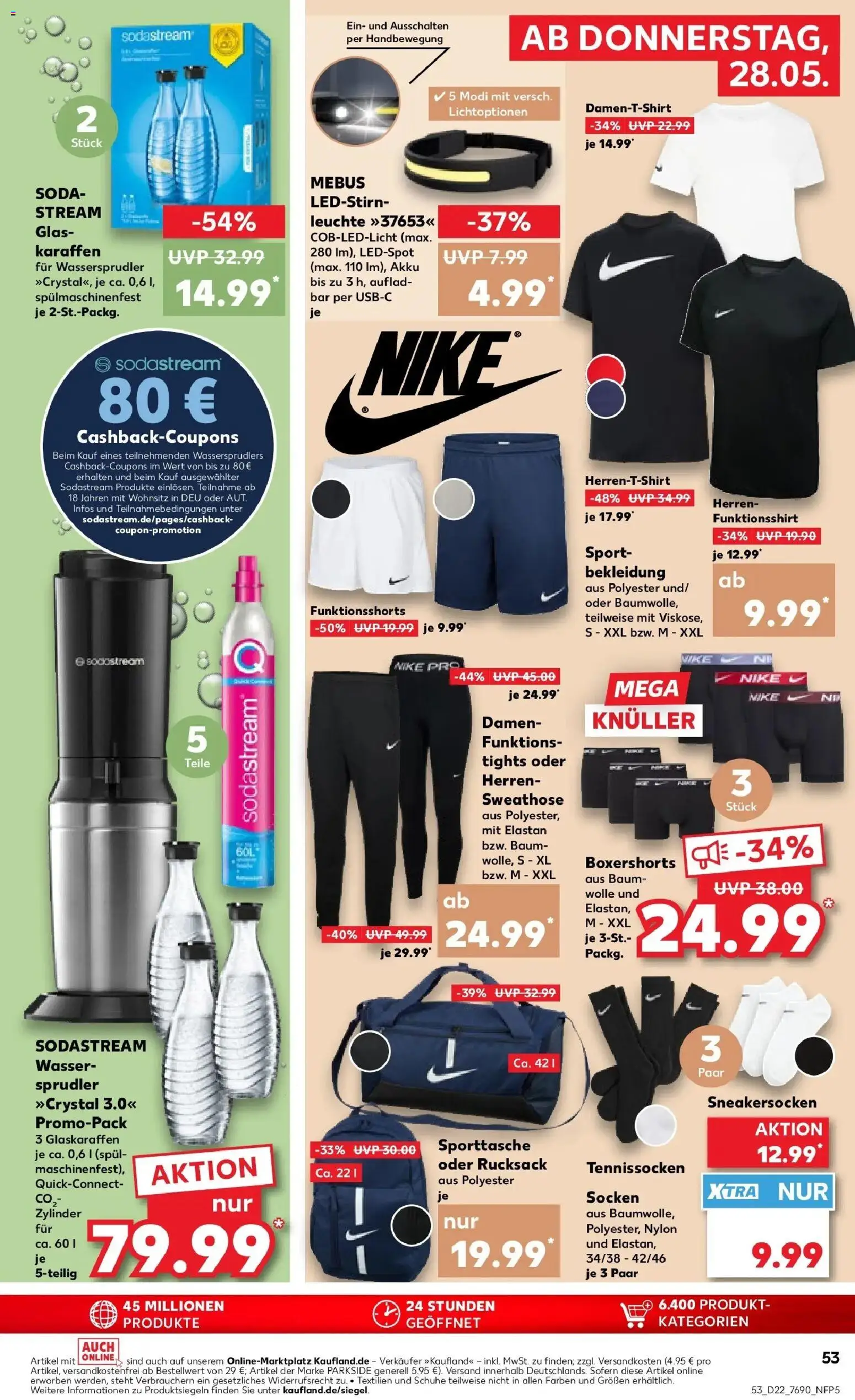 Kaufland Prospekt Vilshofen An Der Donau – gültig ab 26.05.2026 | Seite: 58 | Produkte: Shirt, Bekleidung, Leggings, Sodastream