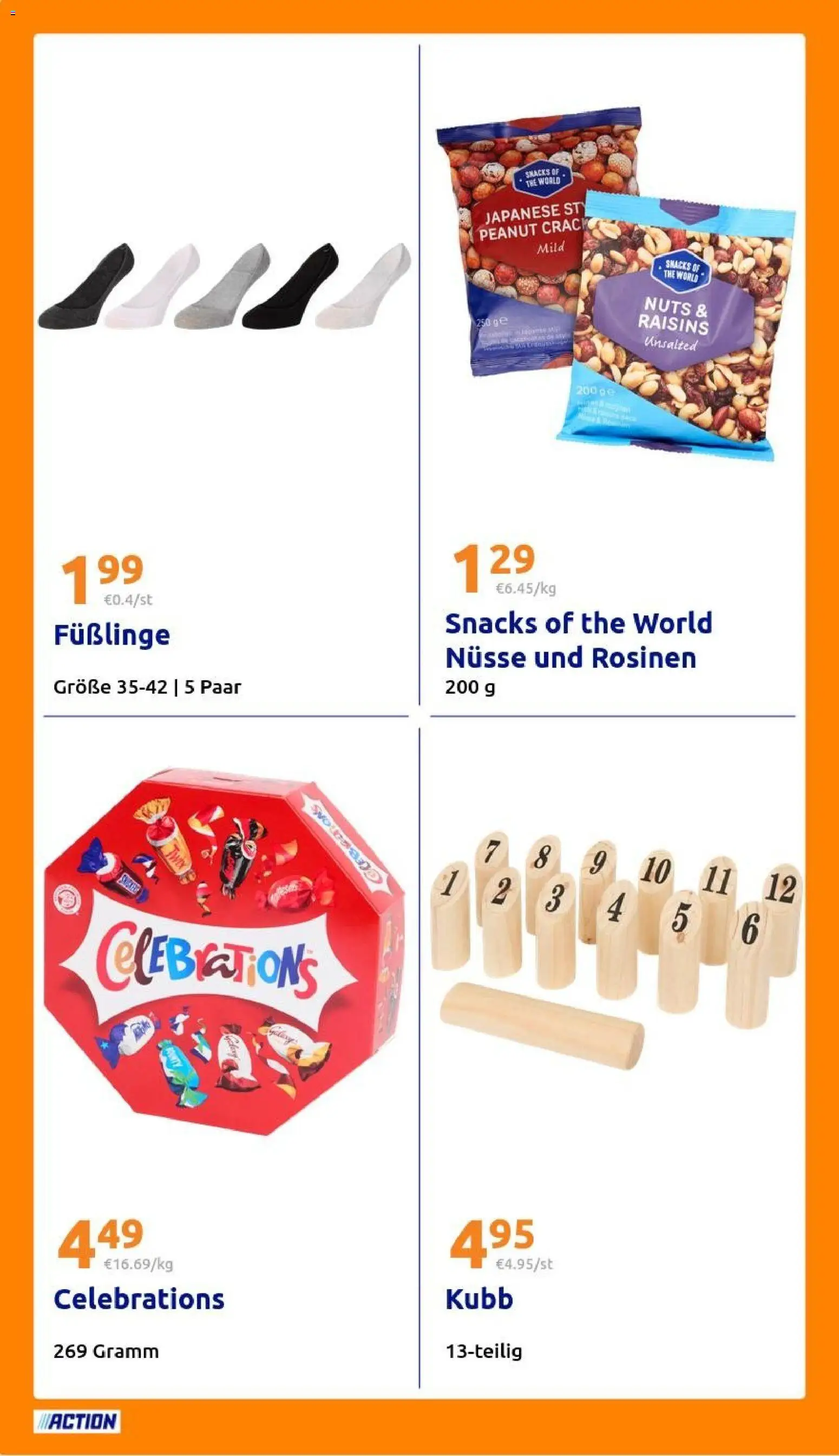 Action Prospekt – gültig ab 01.07.2026 | Seite: 24 | Produkte: Celebrations, Rosinen, Nüsse