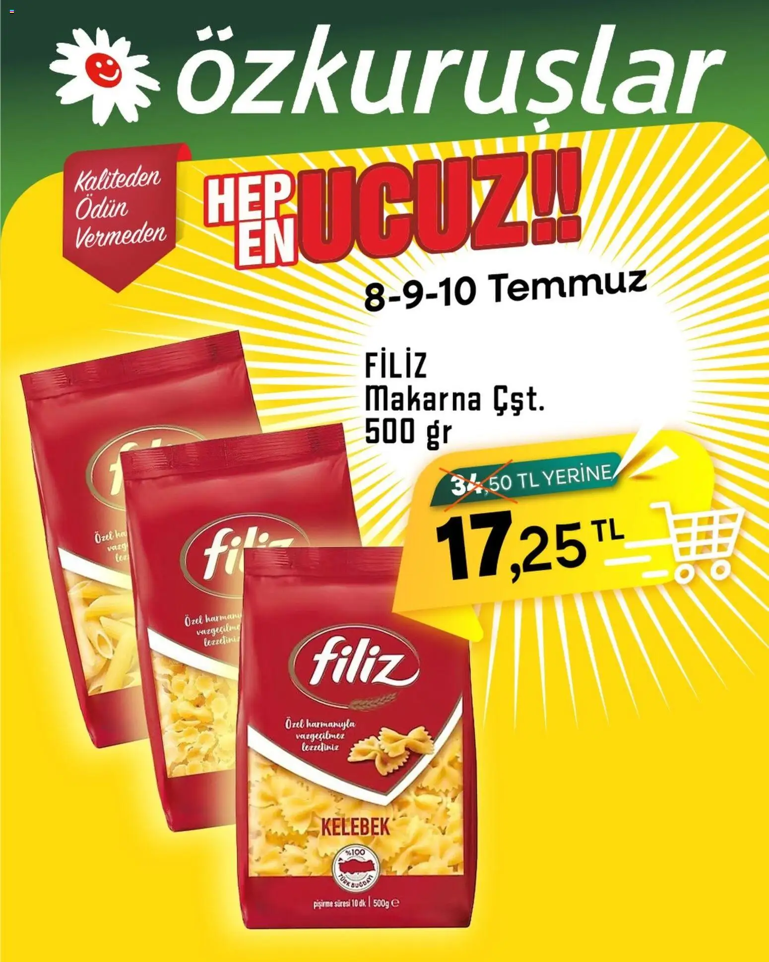 🛍️ Özkuruşlar İndirim, 08 Temmuz 2026 itibariyle » Özel fırsatları keşfedin ve bugün tasarruf edin! 💰