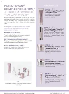 Náhled letáku TimeWise Repair™ Volu-Firm™ Intenzivní liftingové sérum, Navrací pokožce mladistvý vzhled. Pomáhá zpevnit a vypnout tváře, bradu a krk a současně zlepšit vzhled kontur obličeje. od 22.02.2025 | Strana: 27