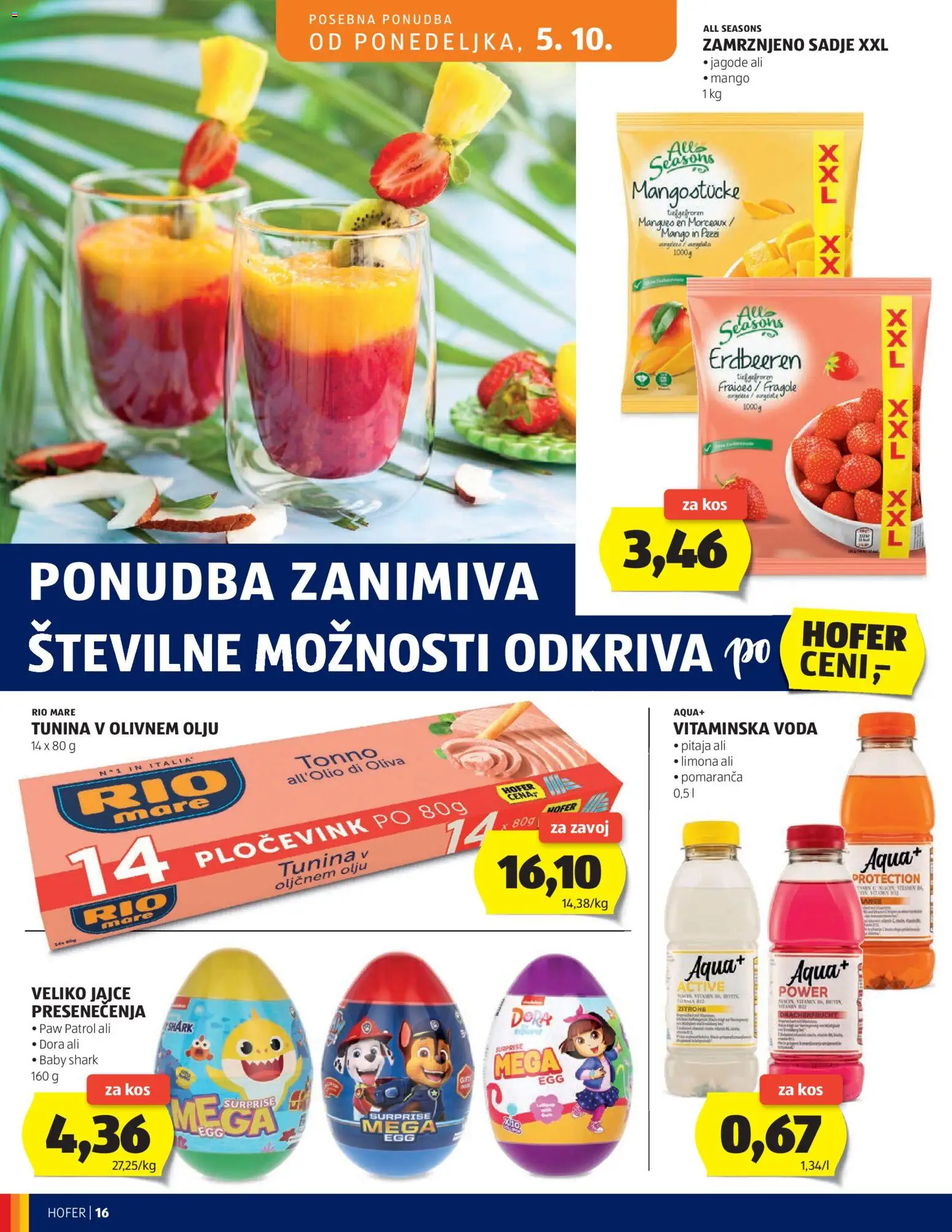 Novi Hofer katalog ponudbe – veljaven od 30.09.2026 | Stran: 16