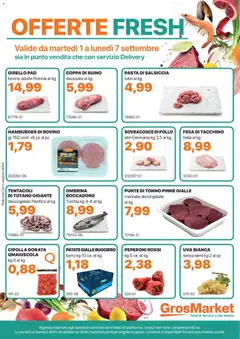 Anteprima del volantino Sogegross volantino Offerte Fresh valido a partire dal 01/09/2026