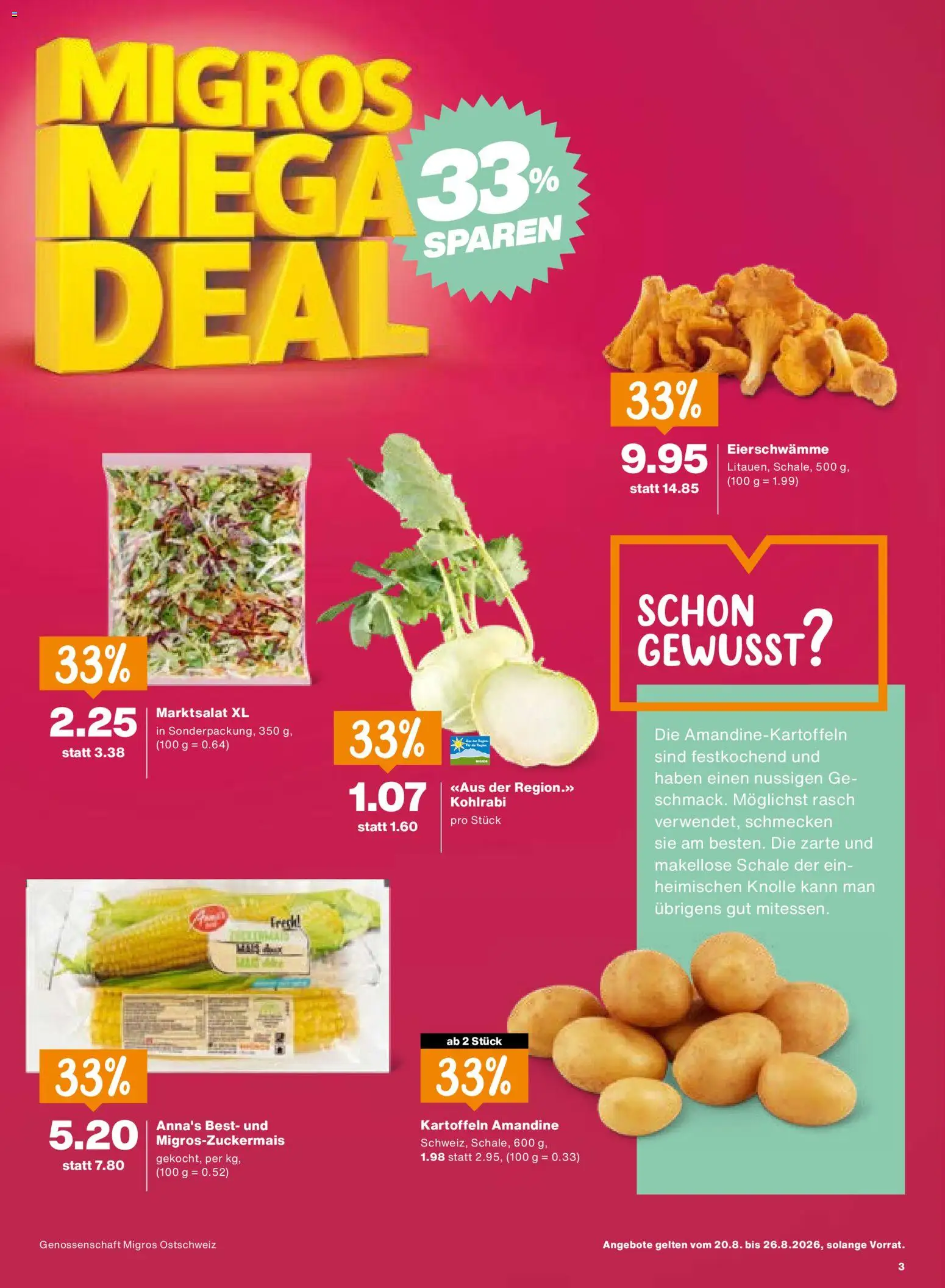 Migros aktionen – gültig ab 20.08.2026 | Seite: 3