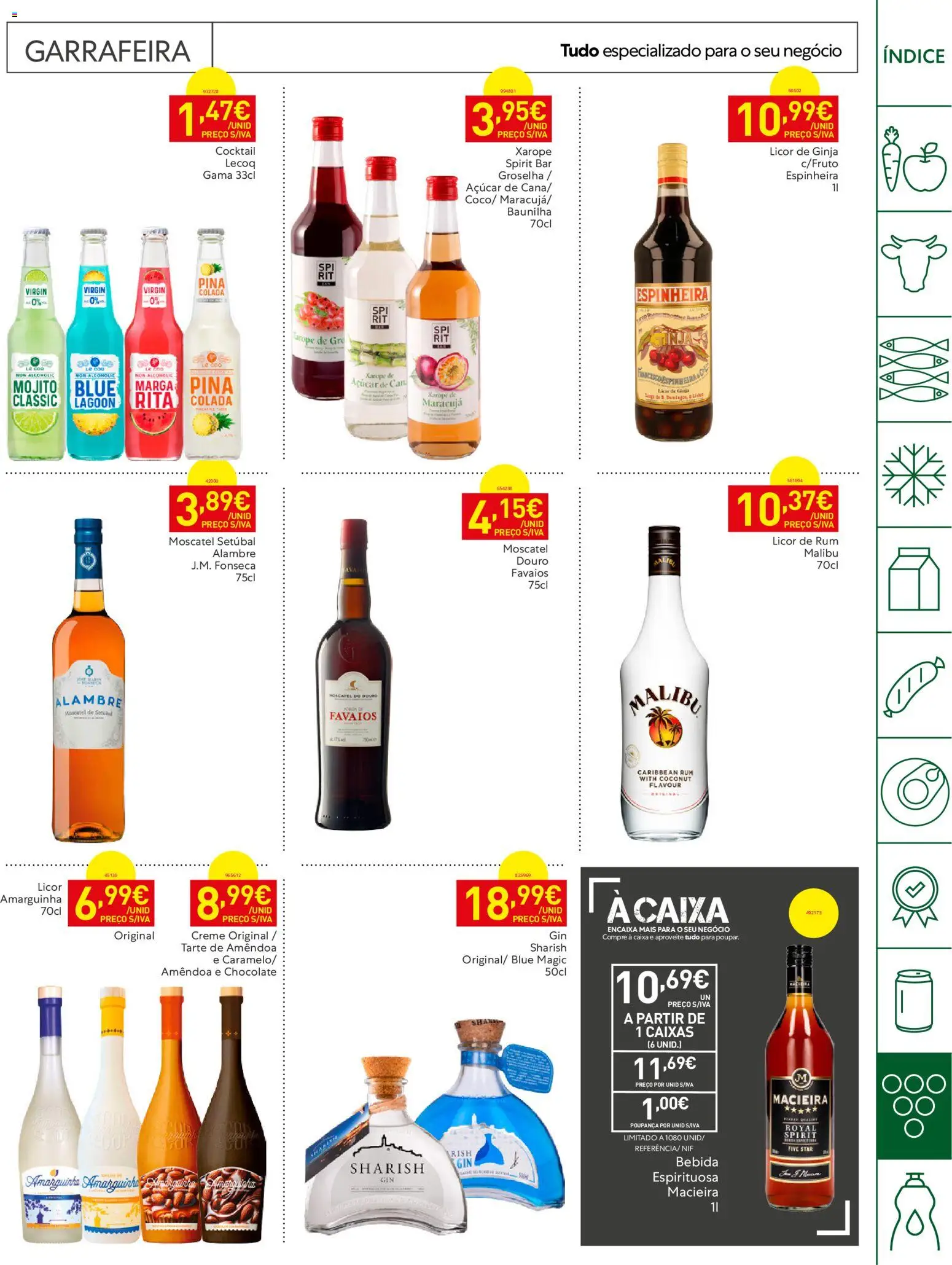 Recheio Horeca Madeira │ válido de 23/06/2026 | Página: 25 | Produtos: Licor, Chocolate, Tarte, Açúcar