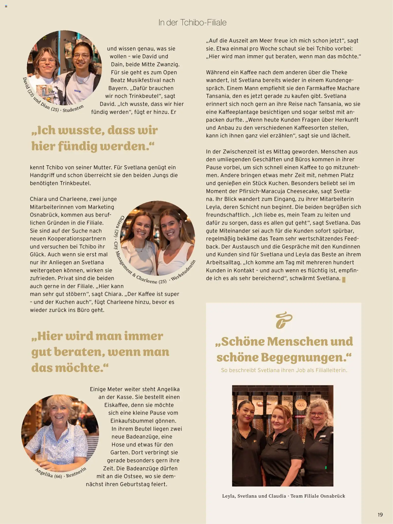 Tchibo Magazin Momente – gültig ab 03.08.2026 | Seite: 19