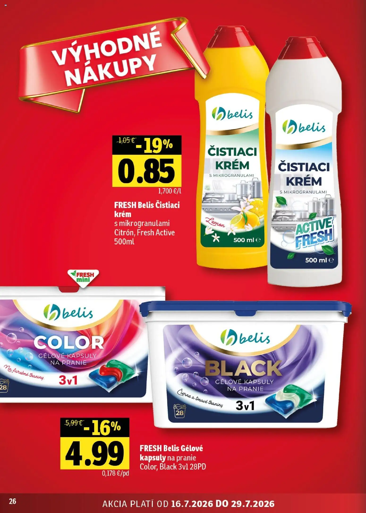 Nové Fresh akcie – leták je platný od 16.07.2026 | Strana: 26