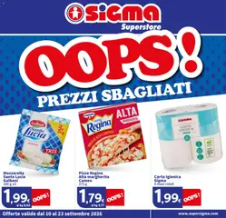 Anteprima del volantino SIGMA volantino Superstore valido a partire dal 10/09/2026
