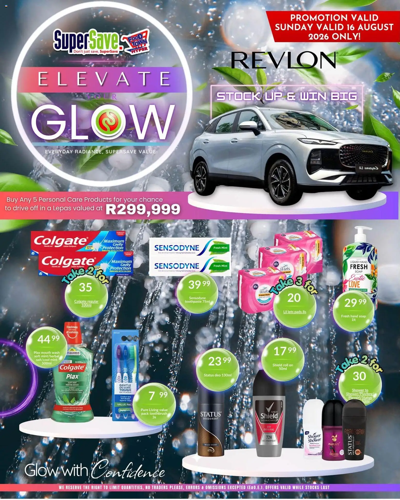 New Super Save catalogue – valid from 16/08/2026 | Page: 7 | Products: Shower, Pads, Stock, Antiperspirant