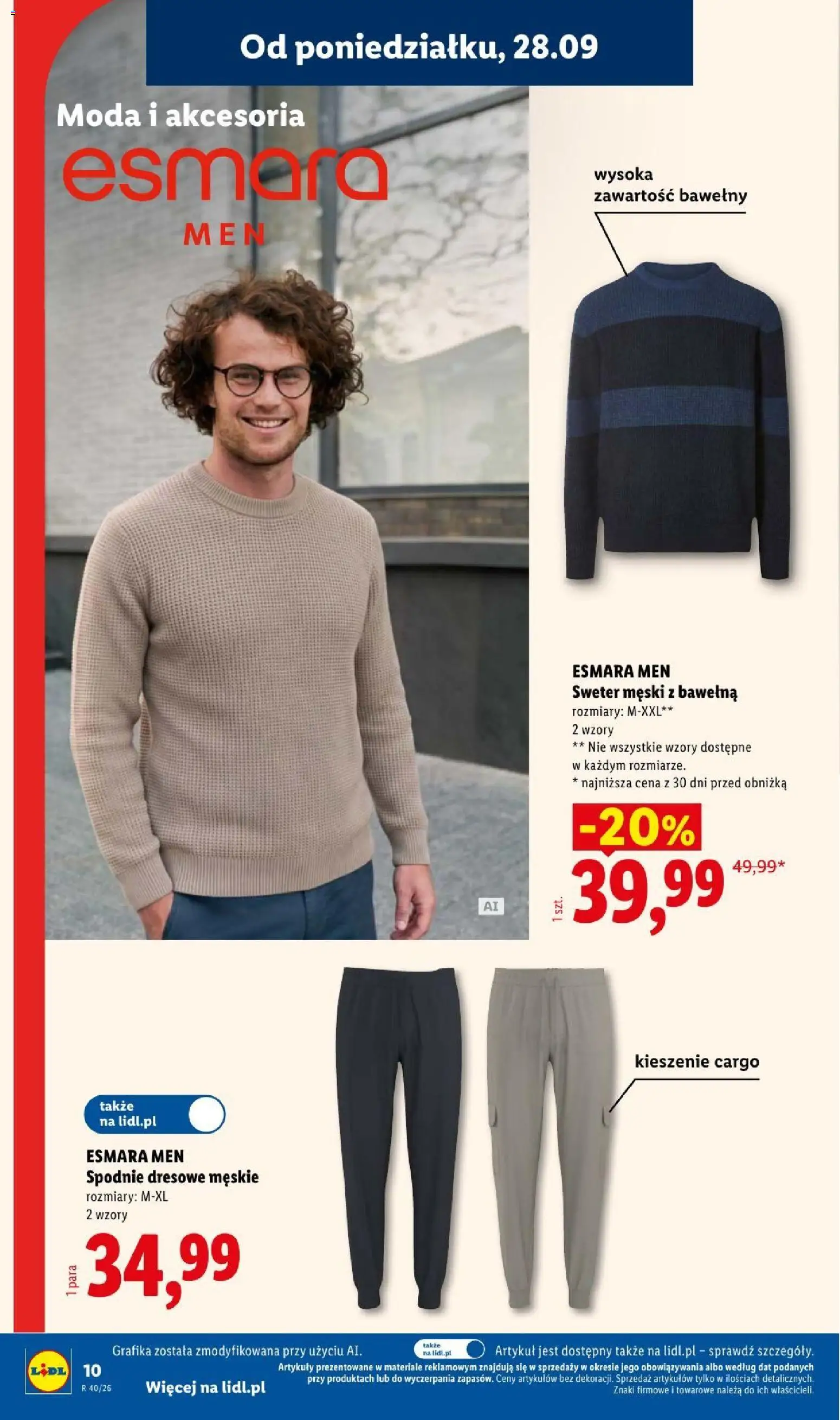 Lidl Katalog od 28.09.2026 | Strona: 14 | Produkty: Sweter, Spodnie